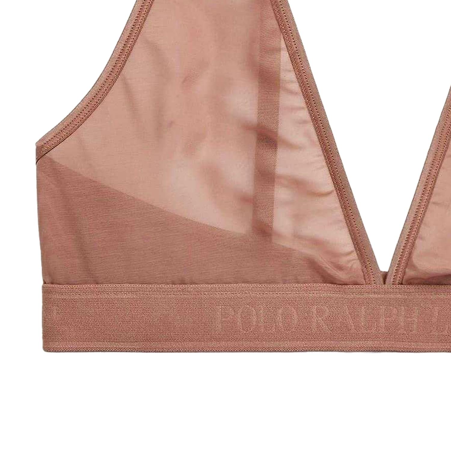 Ralph Lauren Women's Triangle Bra - Terracotta - 8 Uk - Terracotta - 72% Polyamide/28% Elastane