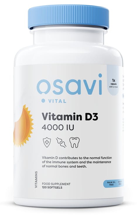Osavi Vitamin D3 4000Iu Softgels 120 - Image 6