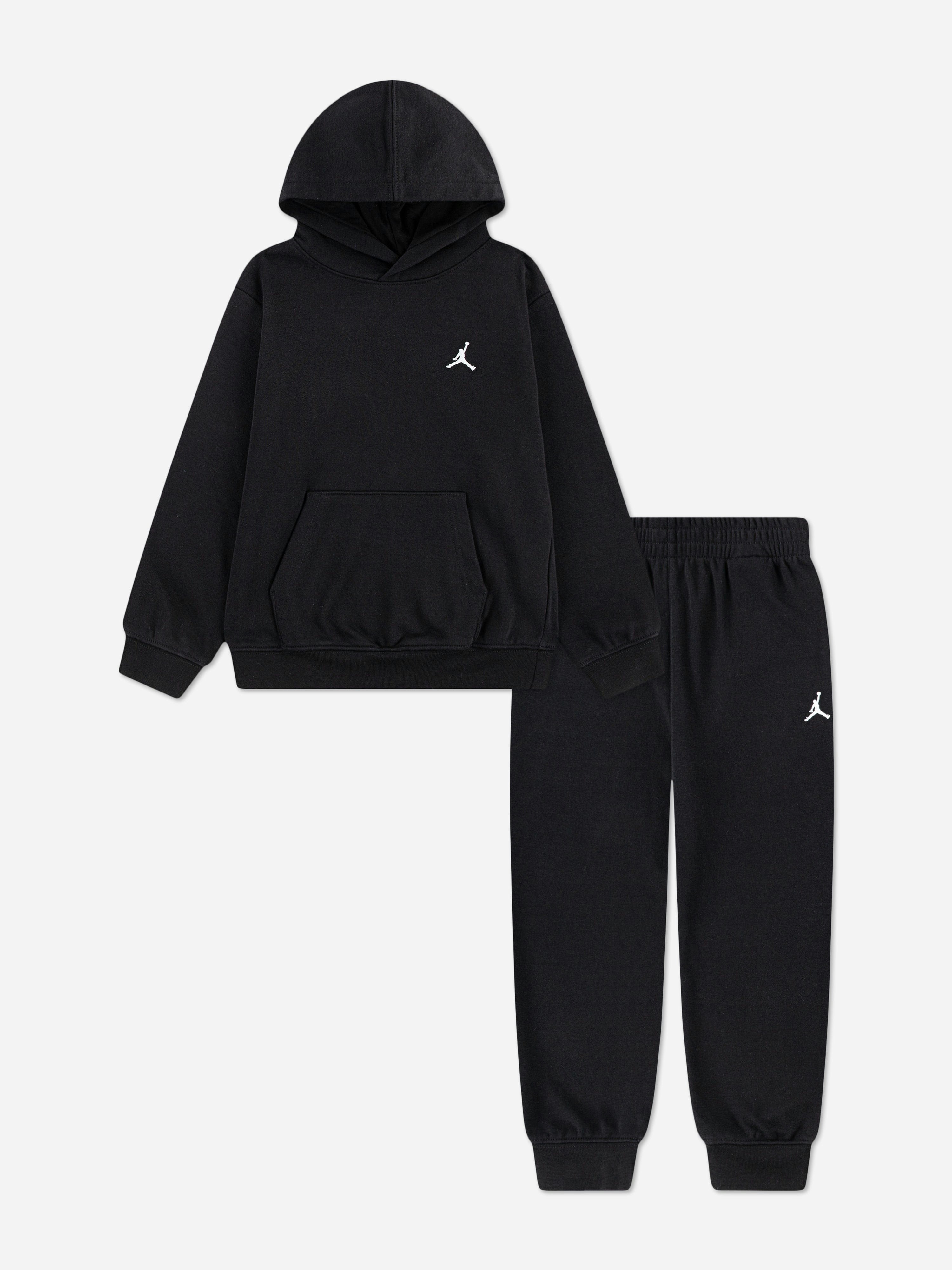 Jordan Black Kids Mj Brooklyn Tracksuit In - 18 Mths