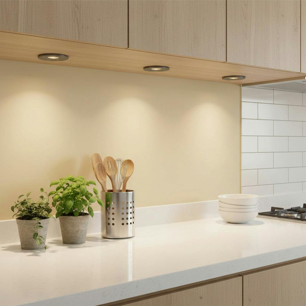 Ultra Beam Lighting Grey 3 Watt Mini Ceiling Spotlight