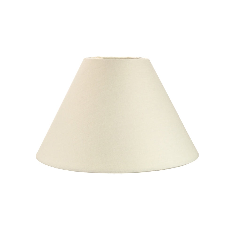 Rackhams Cream Traditional 8" Cotton Coolie Lampshade Suitable For Table Lamp Or Pendant