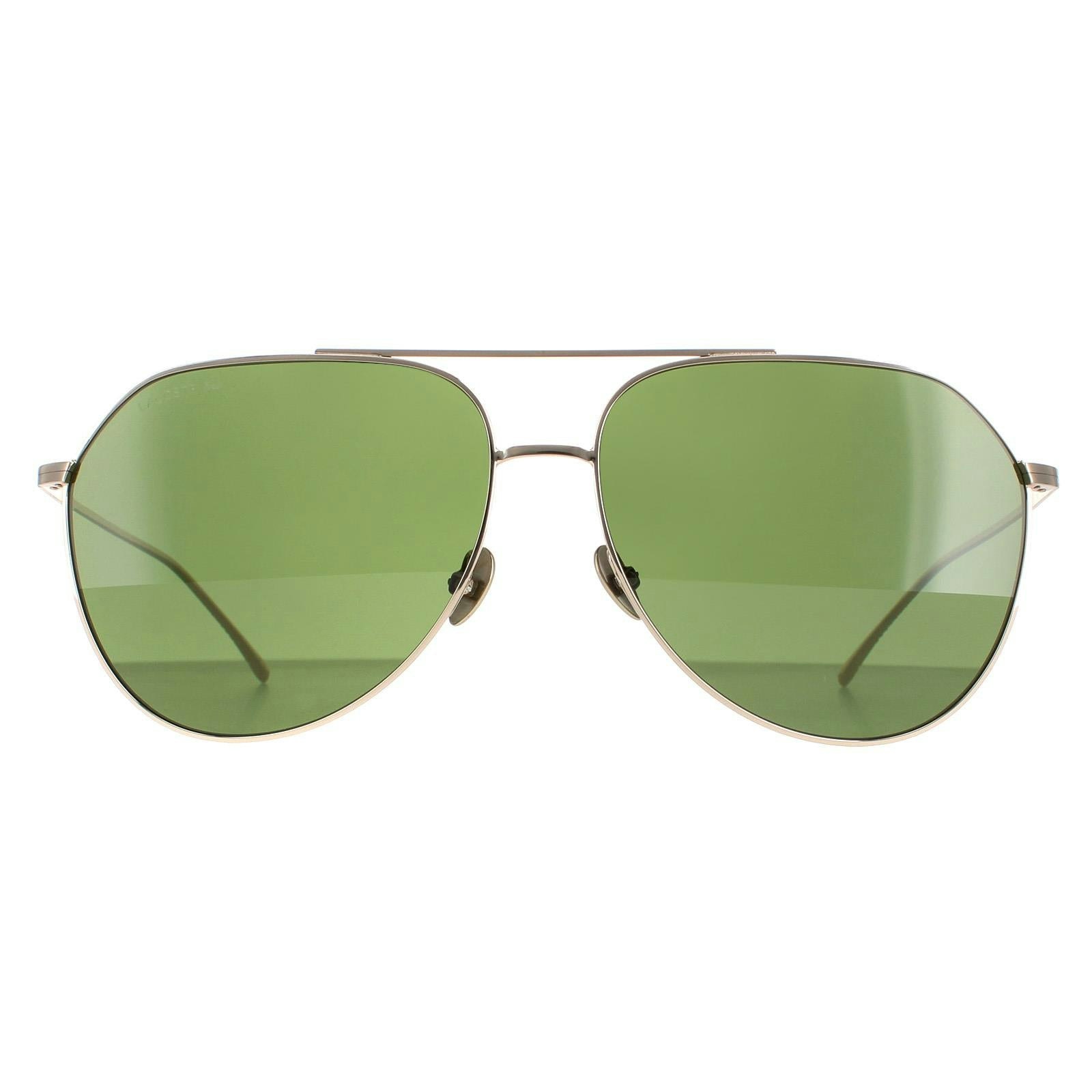 Lacoste Unisex Gold L209s Shiny Sunglasses