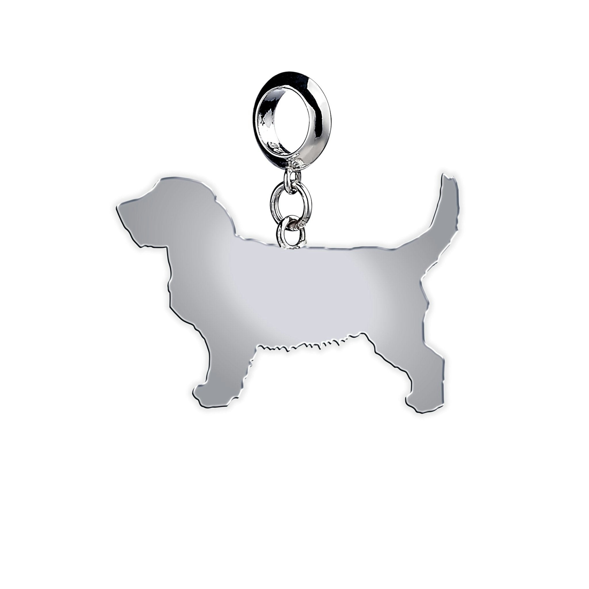 Mylee London Silver Griffon Fauve De Bretagne Silhouette Charm - No - Slider Charm