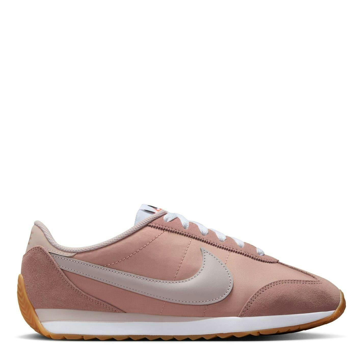 Nike Women's Pink Waffle Debut Suede Wedge Trainers - 4 Uk - 100% Mixed