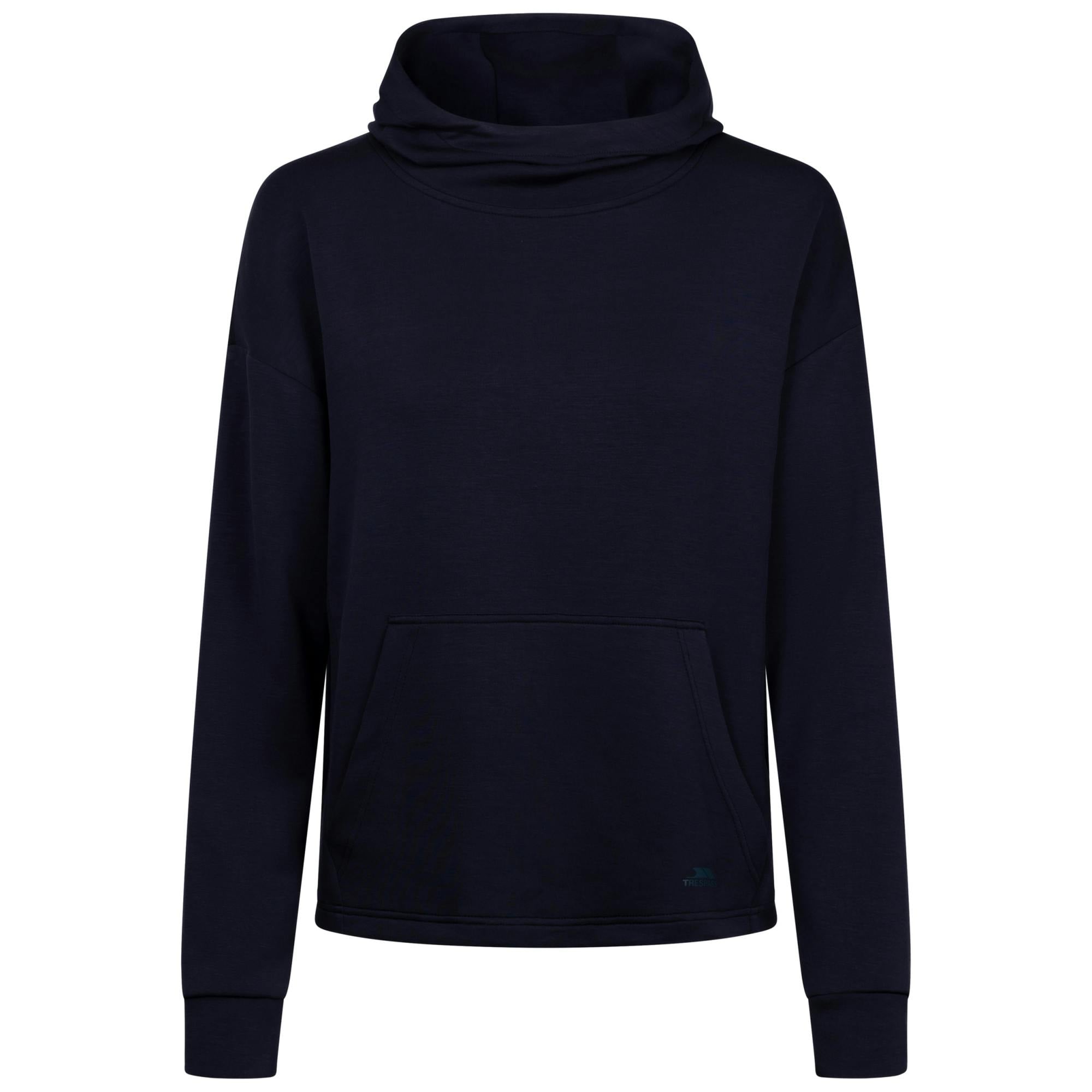 Trespass Women's Grayling Active Hoodie - Navy - Navy - M - 50% Polyester/44% Viscose/6% Elastane