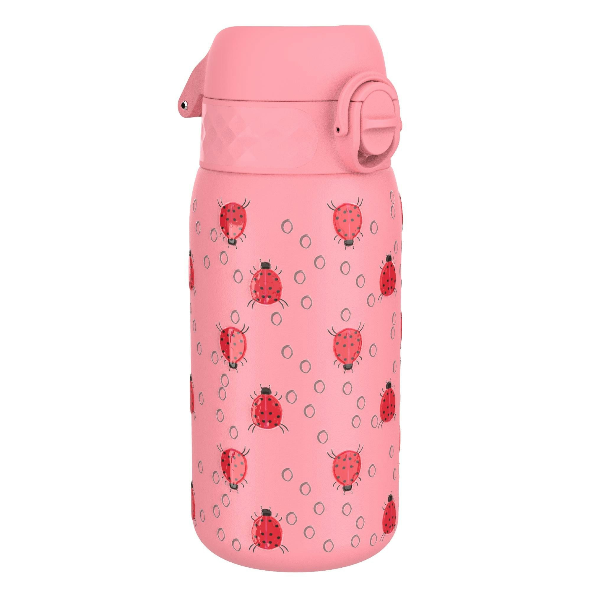 Rackhams Leak Proof Thermal Steel Water Bottle, Insulated, Ladybugs, 320Ml (11Oz)