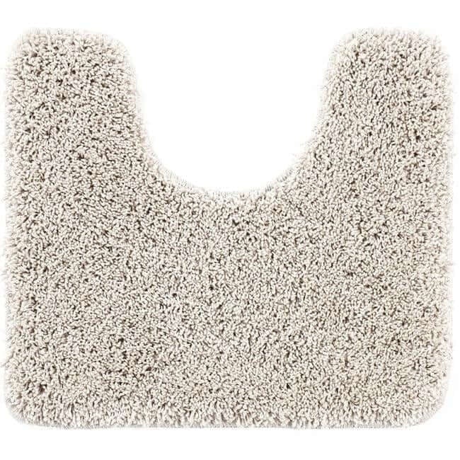 The Rugs Beige Versatile Bathroom Mats - 50X45 Cm Pedestal
