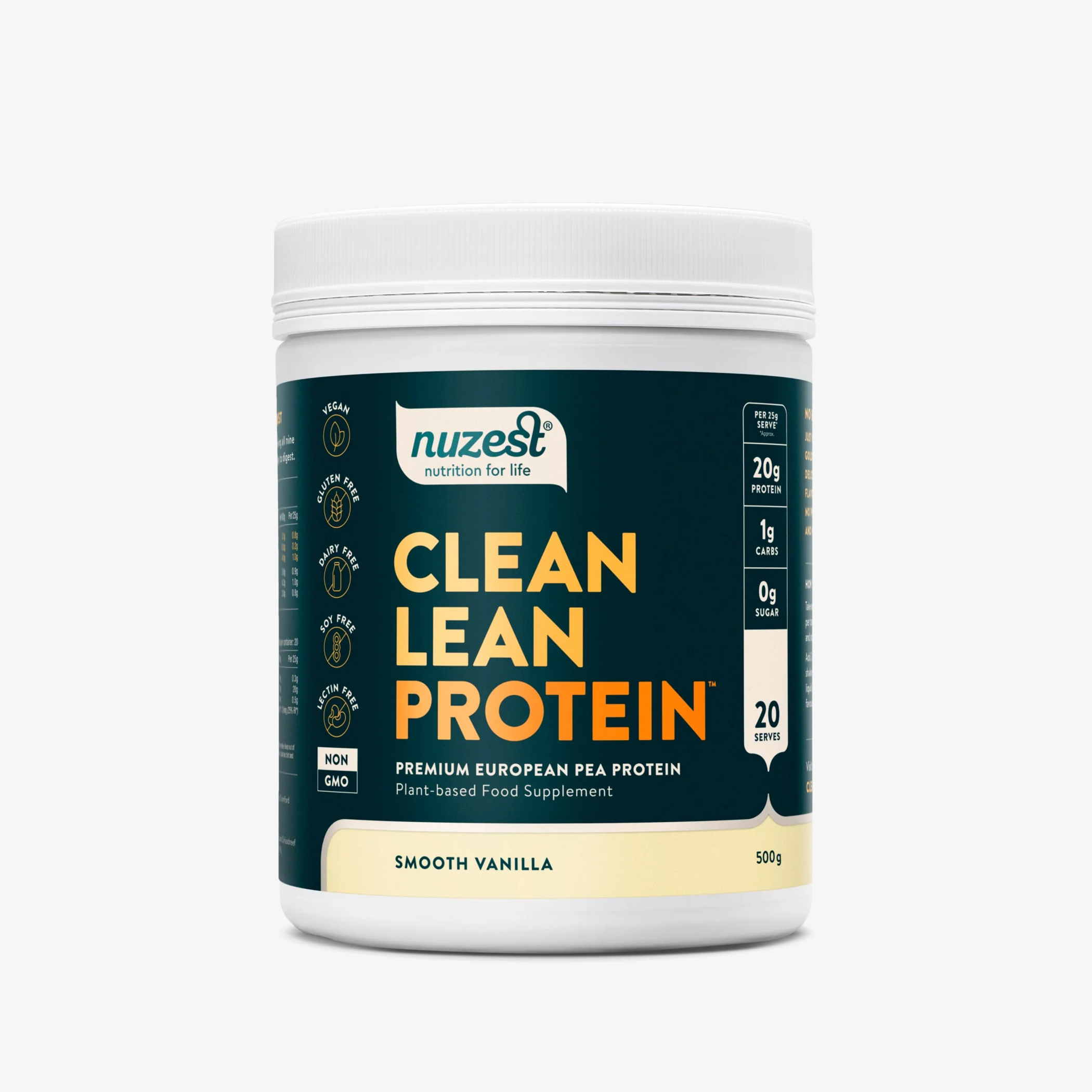 Nuzest Golden/Light Clean Lean Protein - Smooth Vanilla 500G