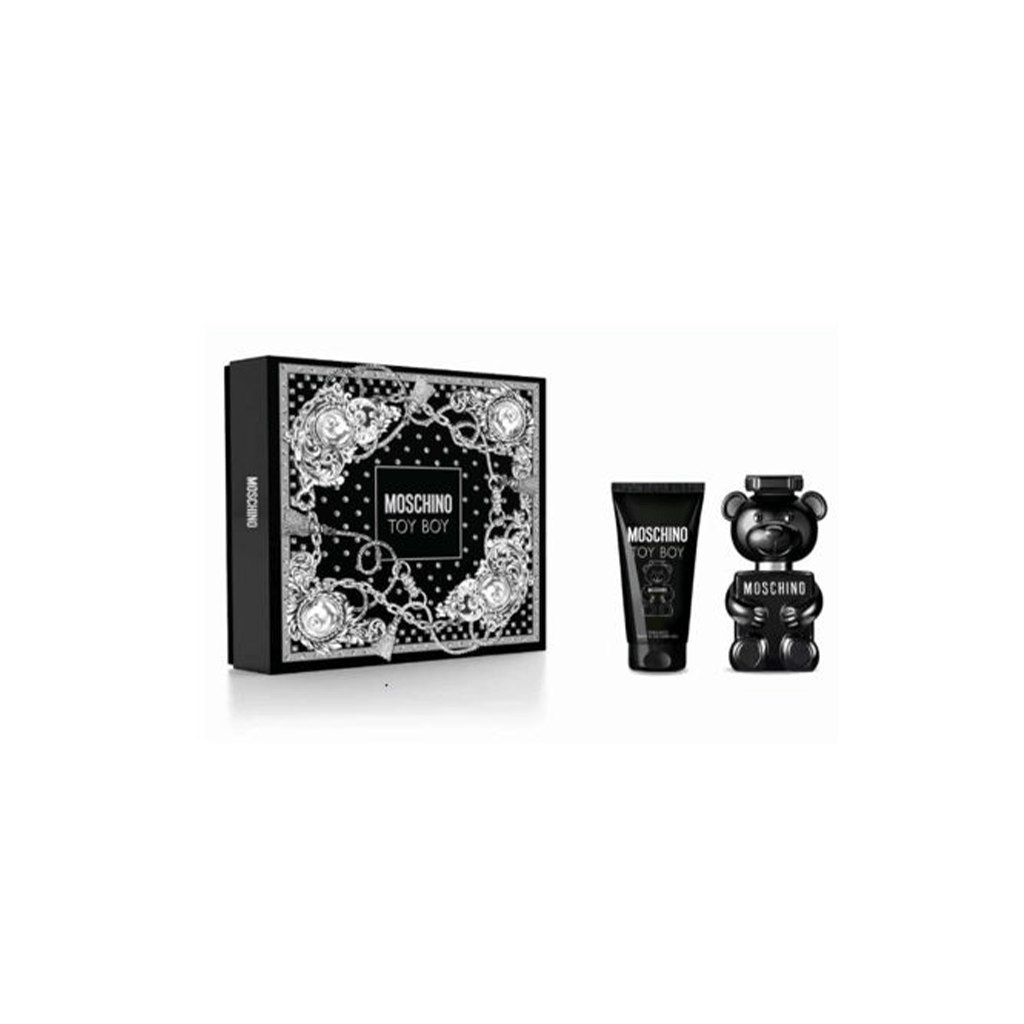 Moschino Boys Amber/Pink Toy Eau De Parfum Men's Aftershave Gift Set Spray (30Ml) With Shower Gel