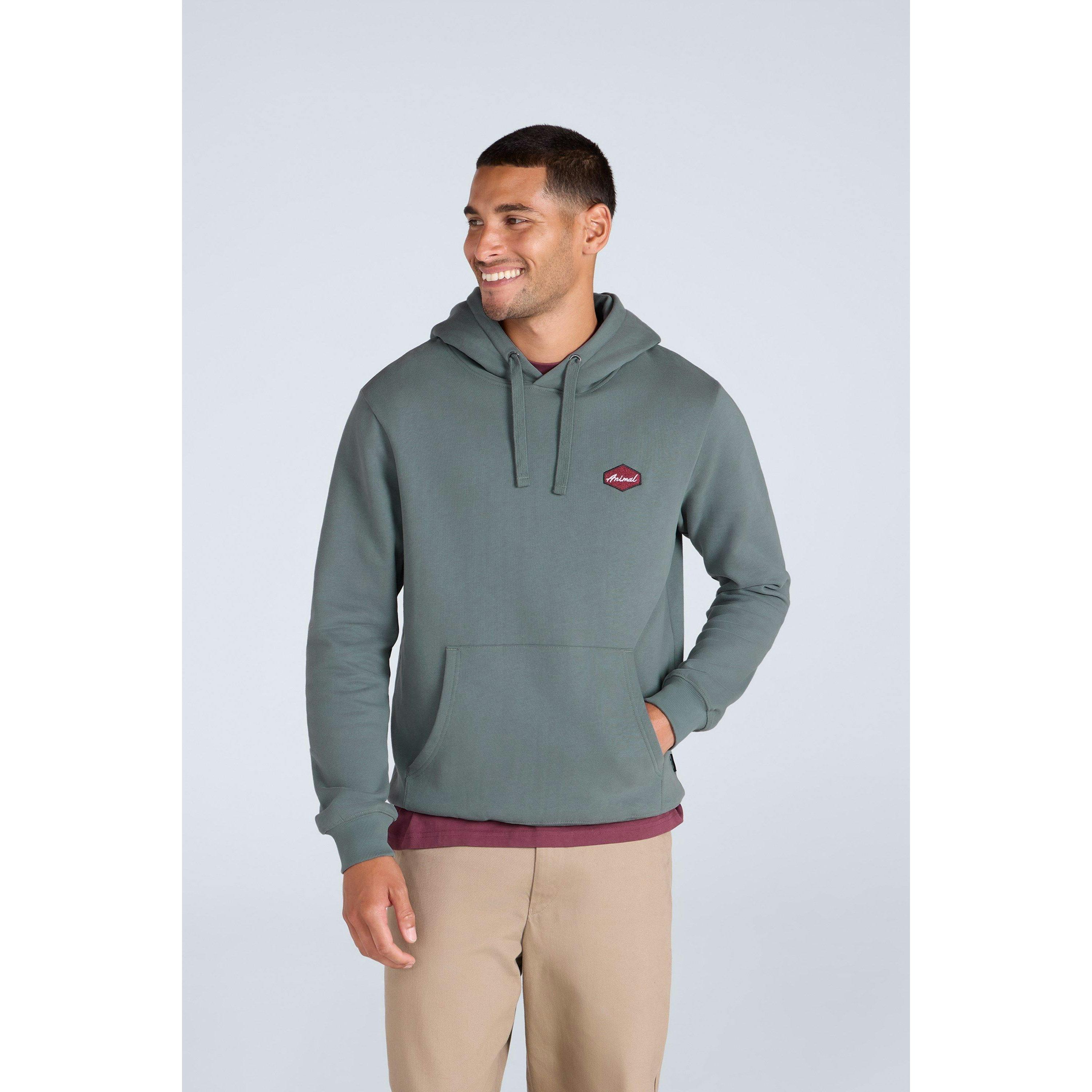 Mountain Warehouse Men's Green River Organic Hoodie - Xs - 100% Organic Cotton