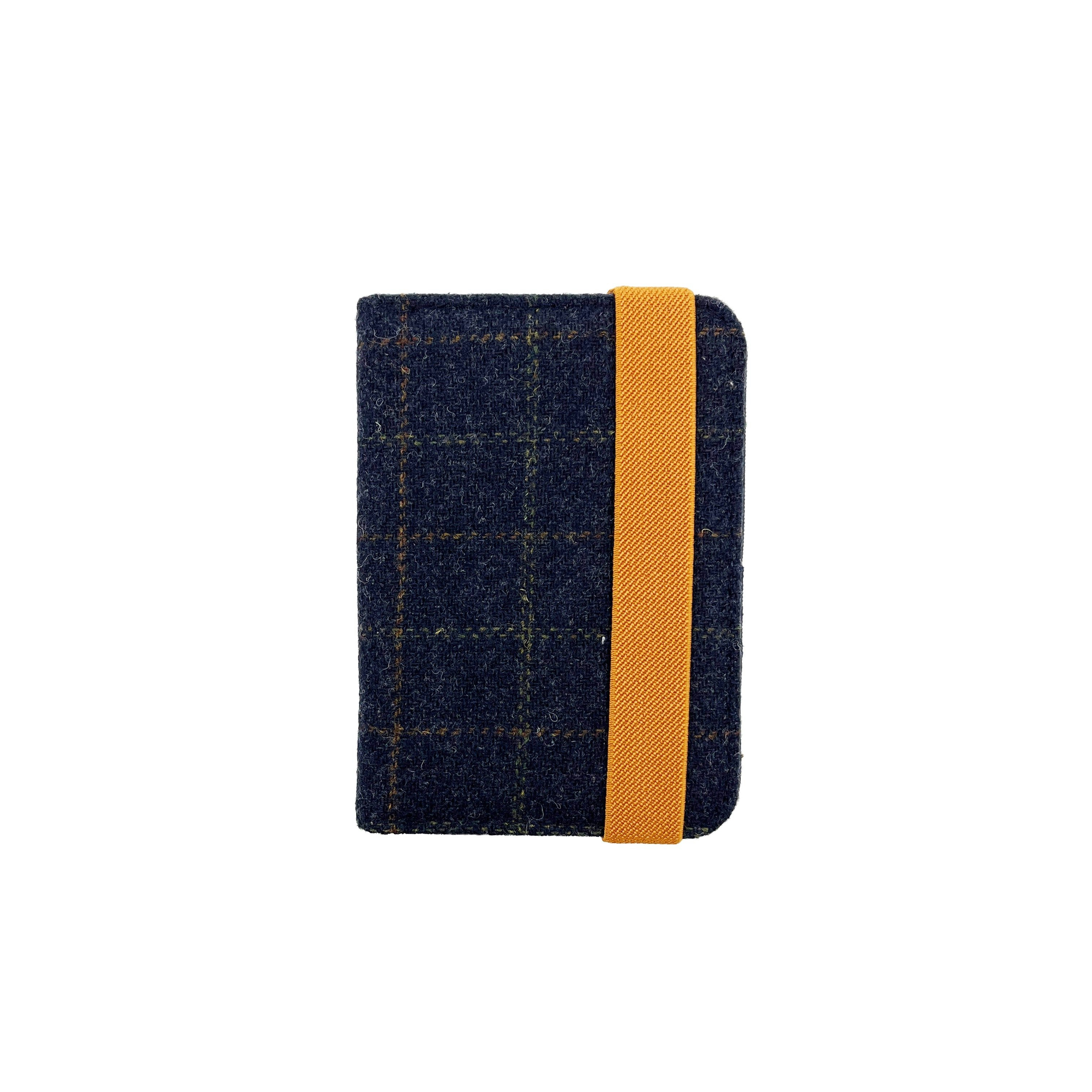 Heritage Traditions Blue Tweed Passport Covers - Box Tweed