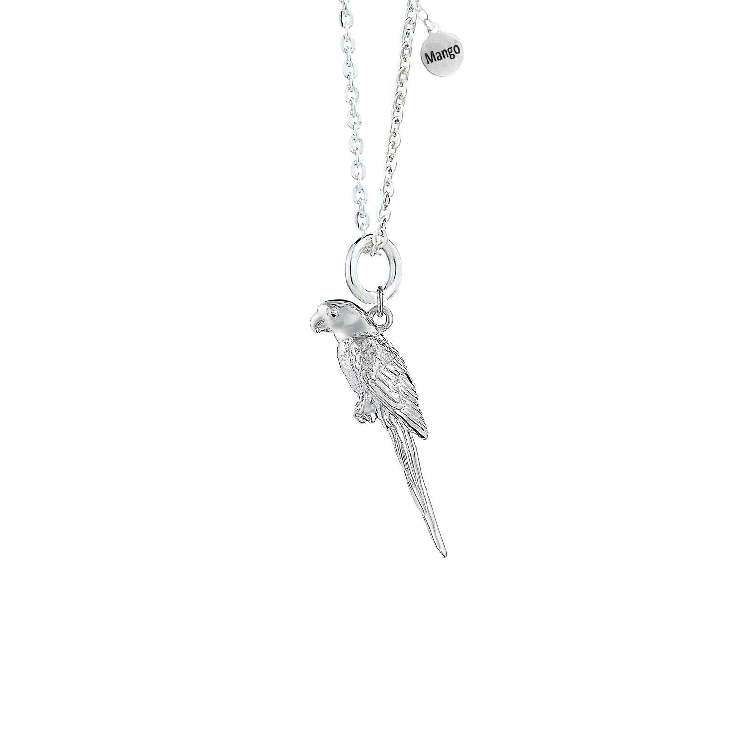 Mylee London Silver Parrot Necklace - Personalised - Yes