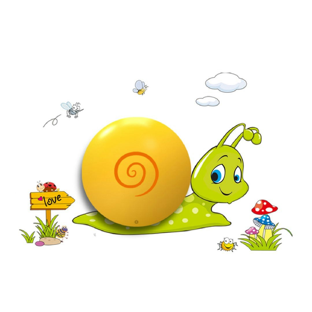 Milagro Light Snail Led Childrens Lamp Charming Fun Night Ultra Low Consumption 0.6W Colourful Wall Decals Create A 3D Effect