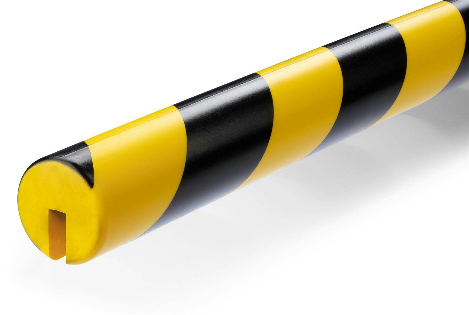 Rackhams Yellow Clamp On Warning Edge Impact Protection Profiles E8r | 1 Metre