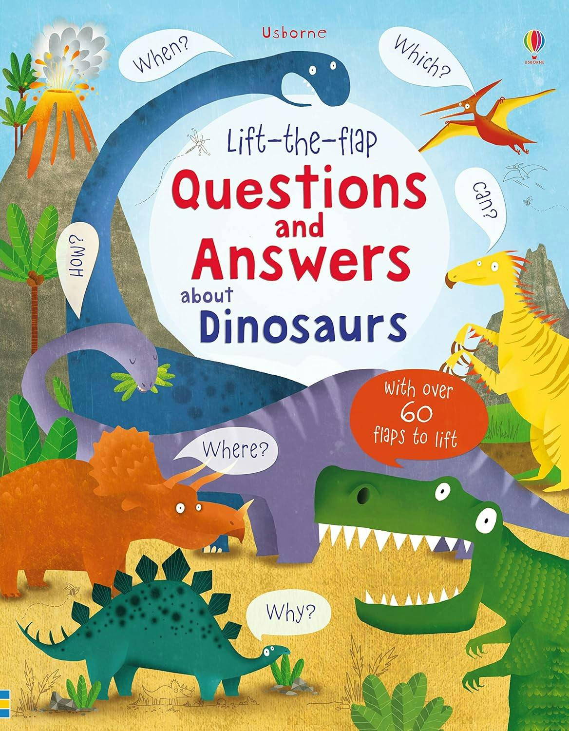 Various Publishers Lift-The-Flap Questions And Answers About Dinosaurs (Usborne Lift-The-Flap Questions And Answers)