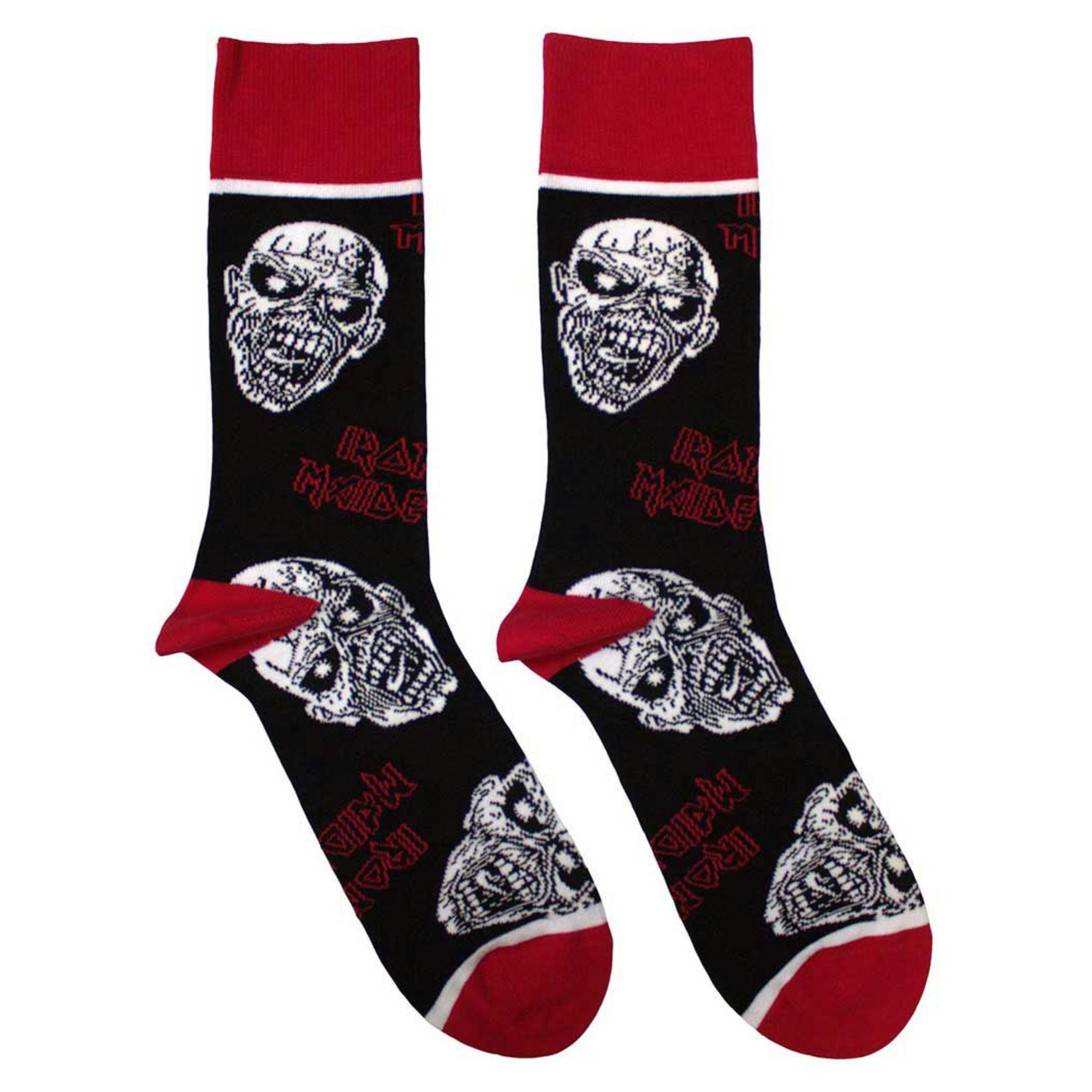 Paradiso Clothing Women's Iron Maiden Eddie Skulls Ankle Socks