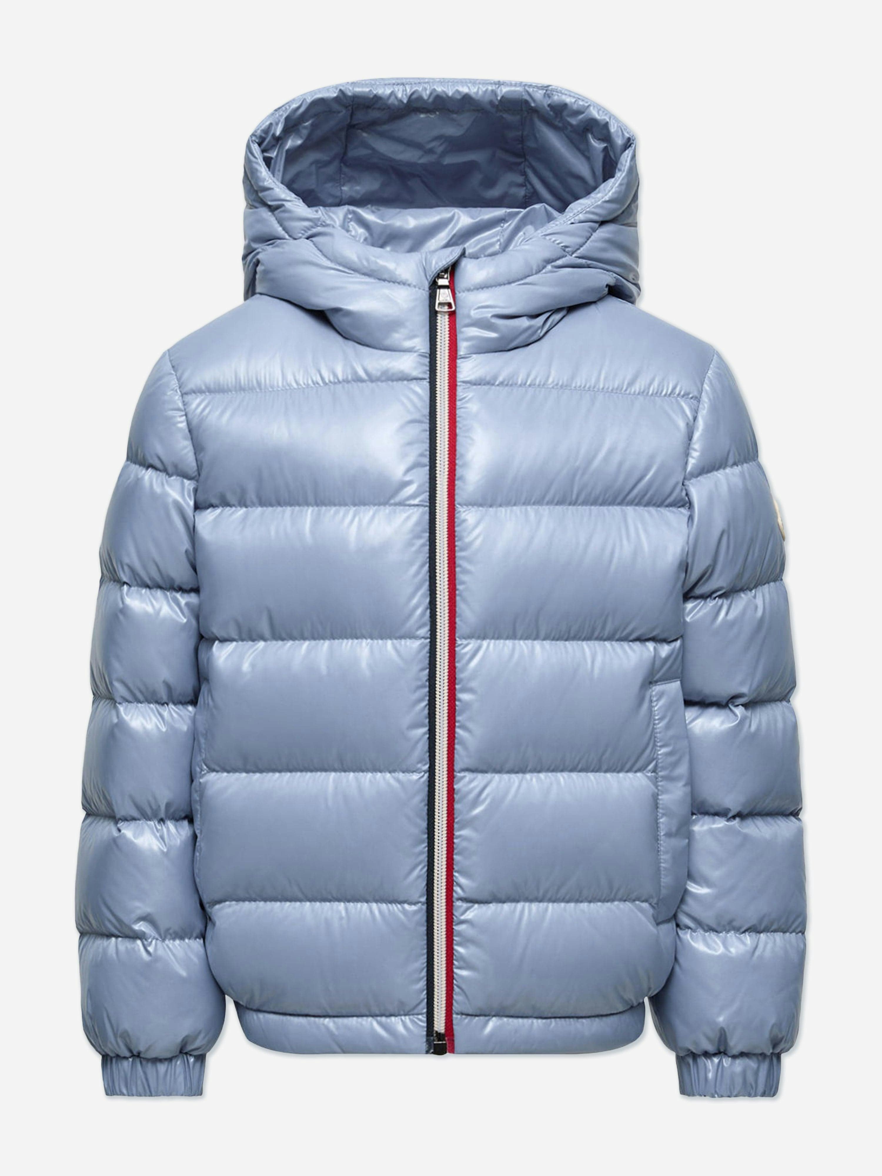 Moncler Enfant Boys Blue Kids Down Padded New Aubert Jacket In - 6 Yrs