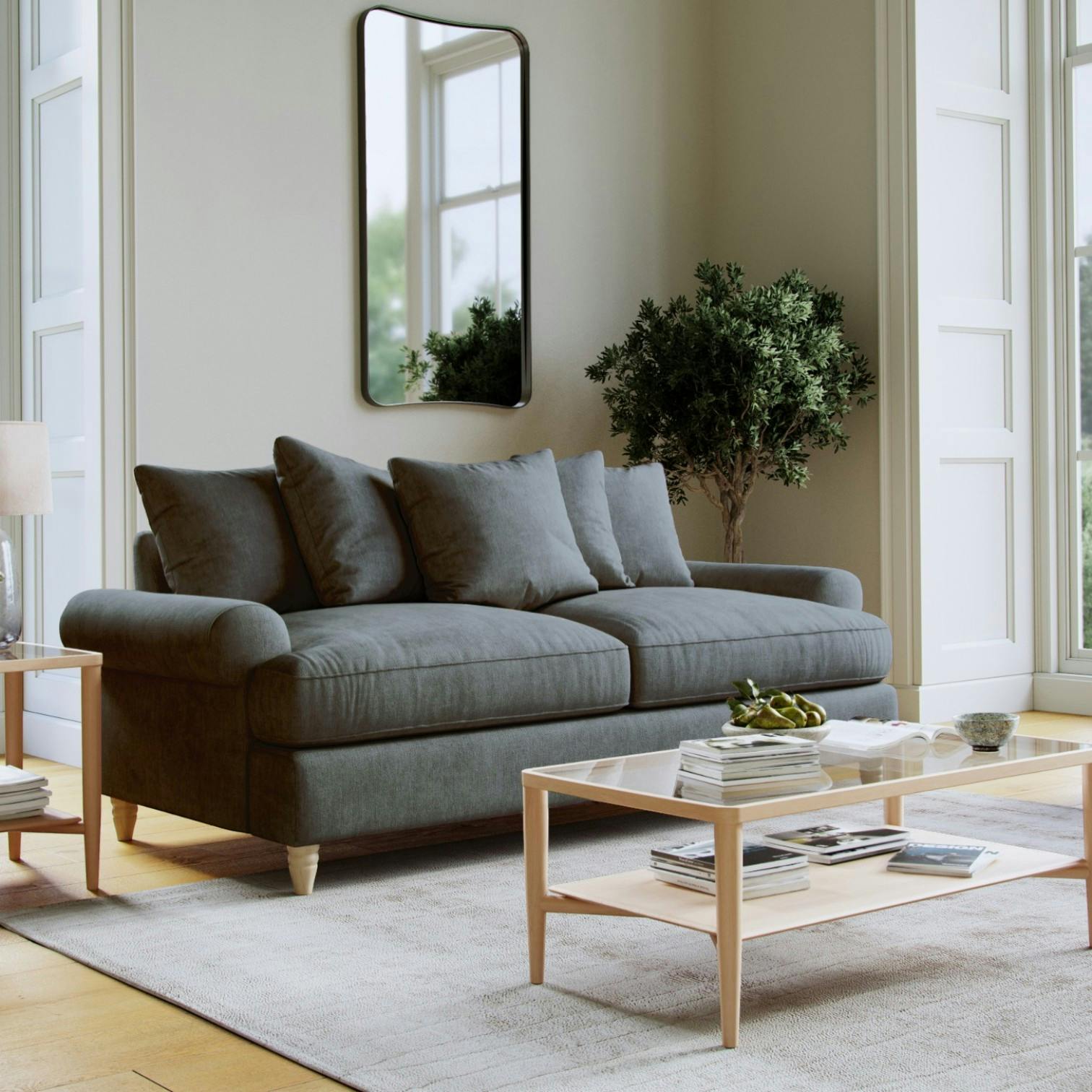 The Great Sofa Company Brentwood Large Sofa - Slate