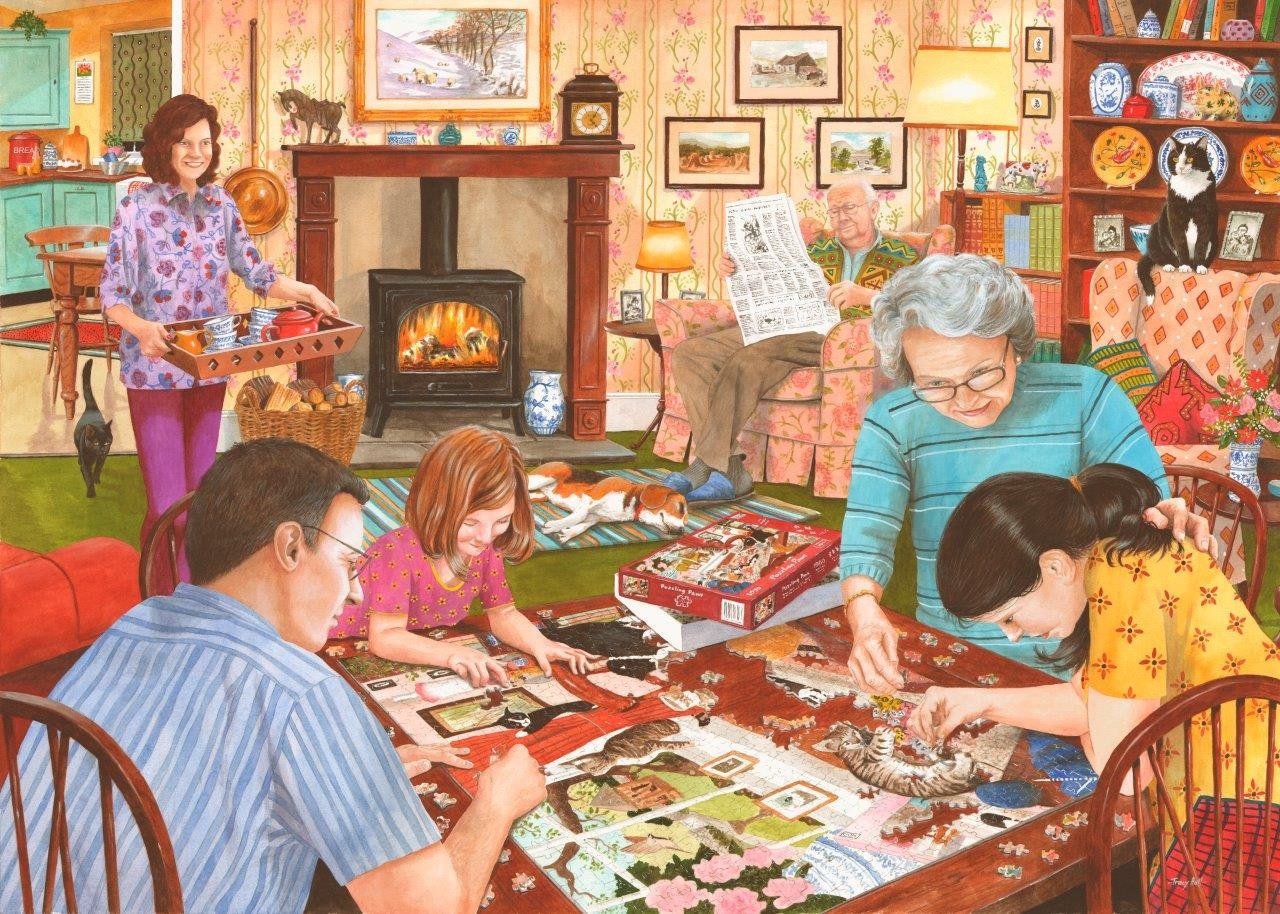 The House Of Puzzles Bits & Pieces - Big 500 Piece Jigsaw Puzzle