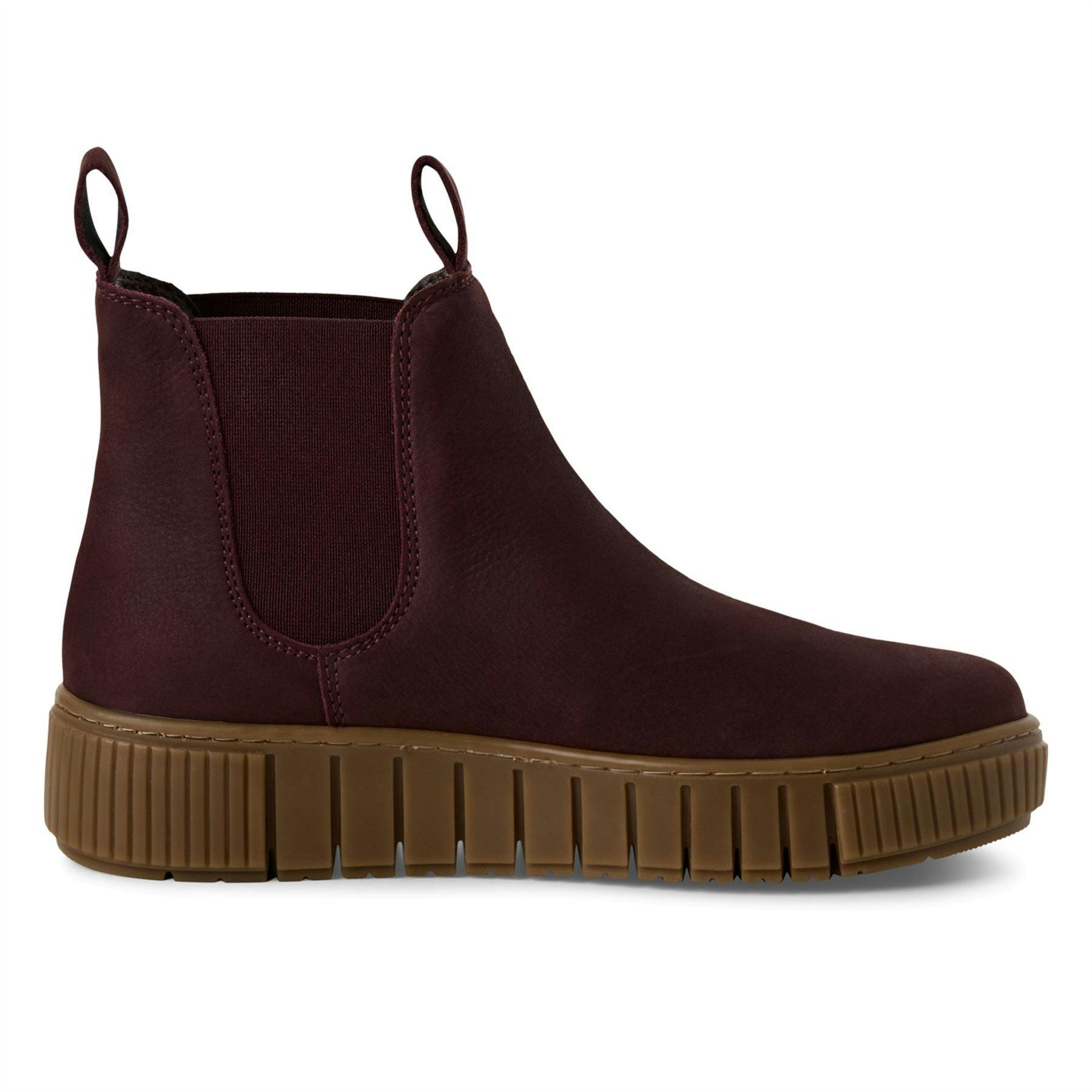 Tamaris Women's Bordeaux/Burgundy Leather Chelsea Ankle Boots - Uk 5 | Eu 38 | Us 7
