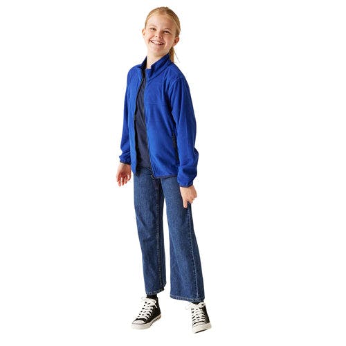 Regatta Junior Microfleece Jacket - Trf688 - New Royal - 5-6 Years
