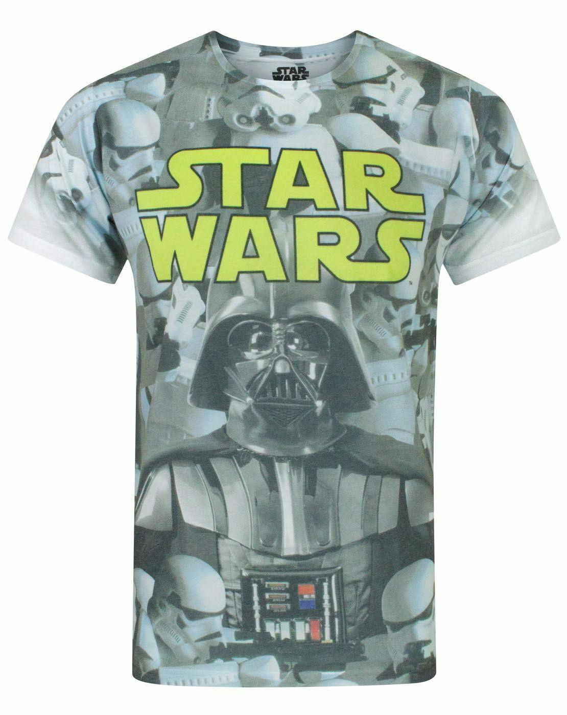 Vanilla Underground Men's White Star Wars Short Sleeved T-Shirt - Small