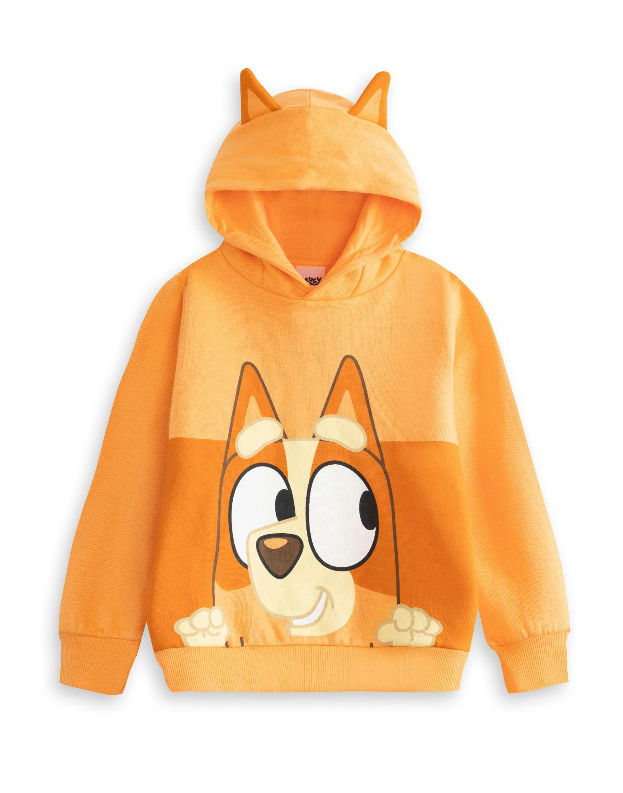 Vanilla Underground Unisex Brown Bluey Kids Bingo Hoodie - 2-3 Years