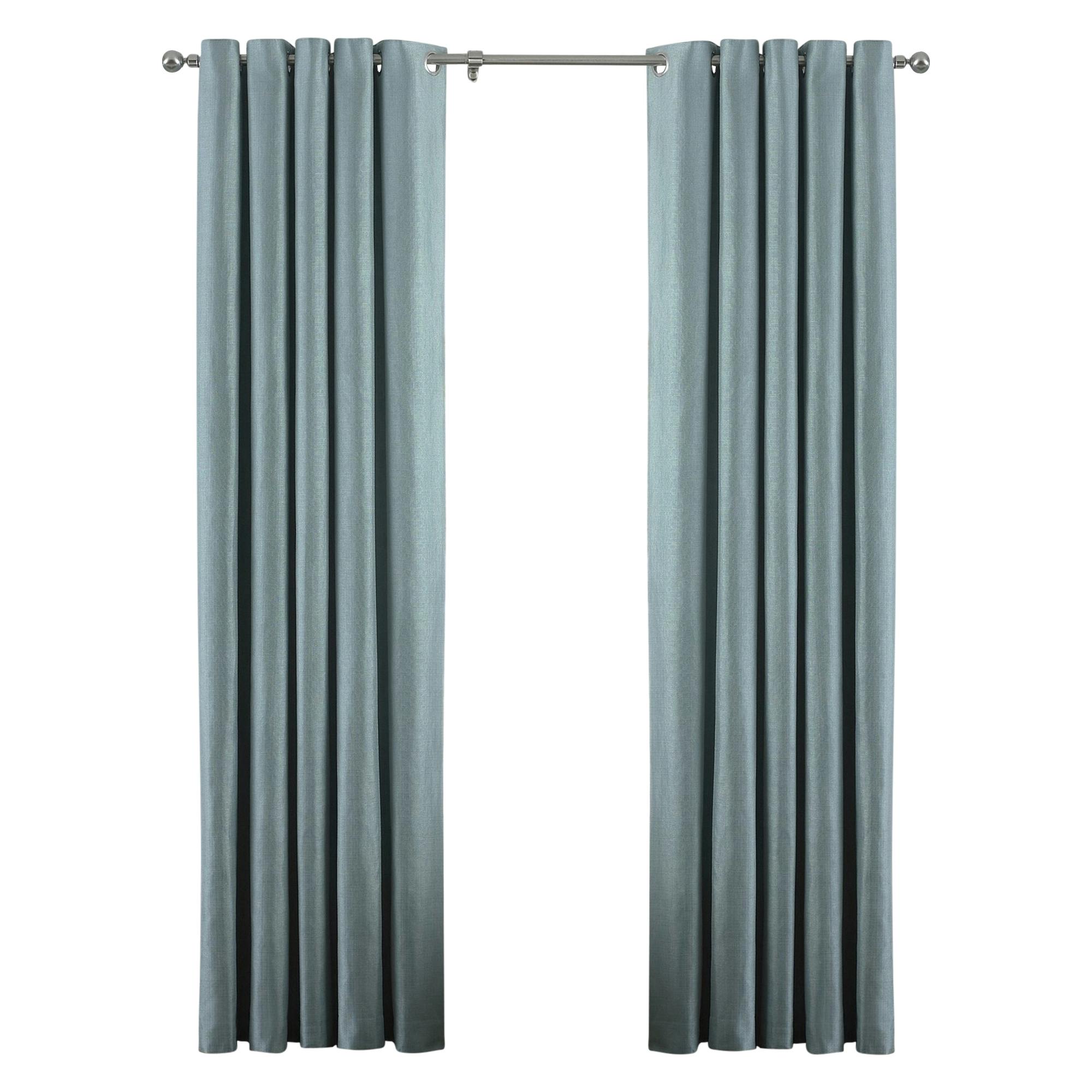 Riva Home Atlantic Eyelet Ringtop Curtains - Duck Egg - 168 X 183Cm - Duck Egg - 100% Polyester
