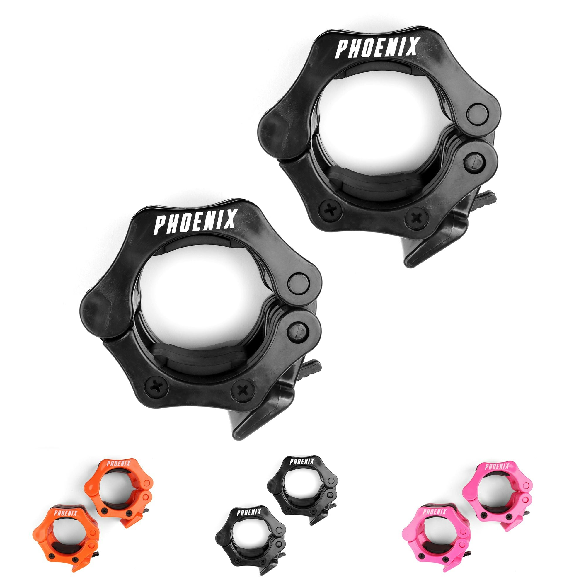 Phoenix Fitness Black 2" Olympic Bar Locks