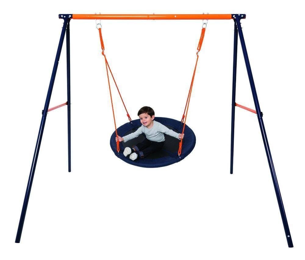 Hedstrom Fabric Nest Kids Outdoor Playground Swing – Steel Frame