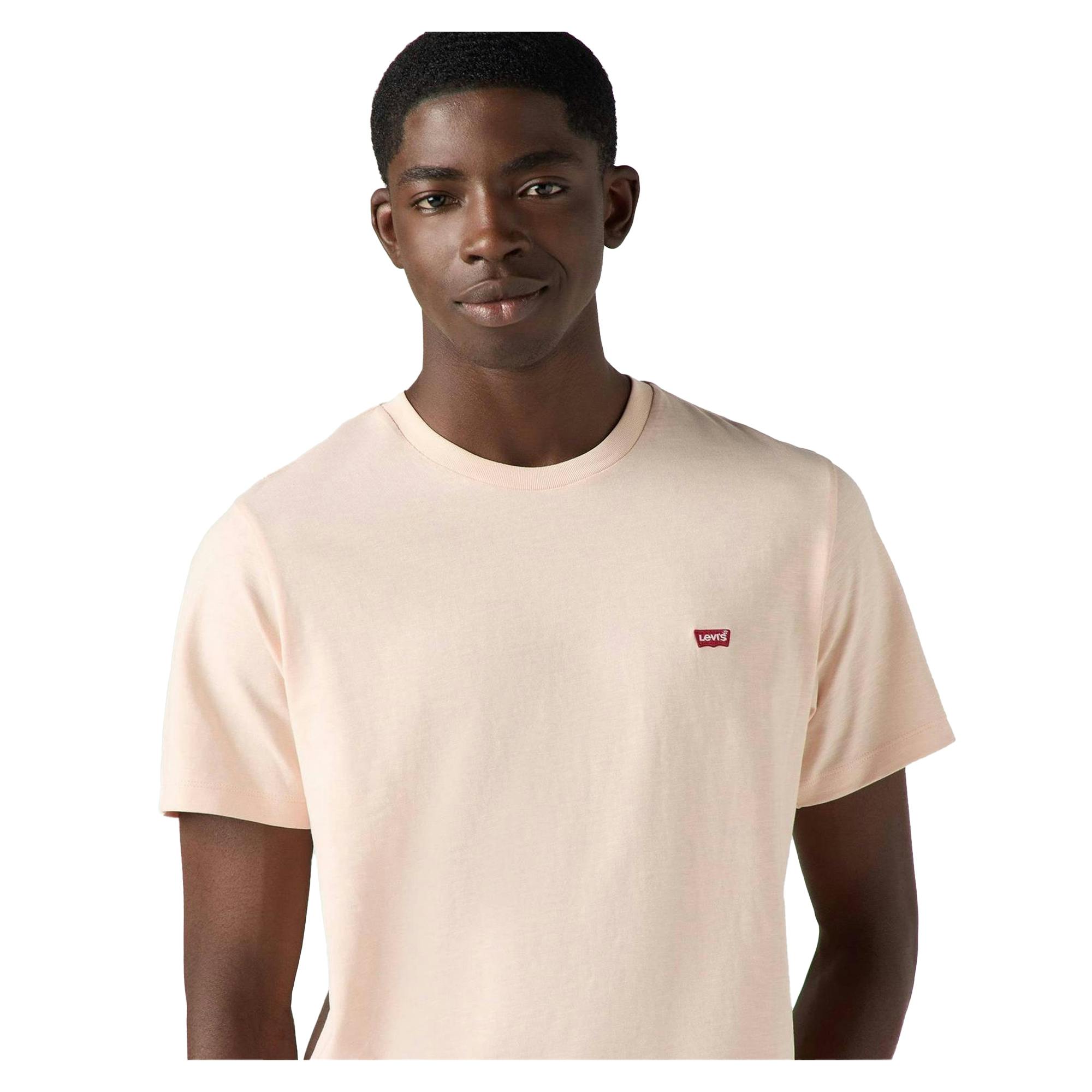 Levis Men's Original Batwing Logo T-Shirt - Pale Dogwood - S - Pale Dogwood - 100% Mixed