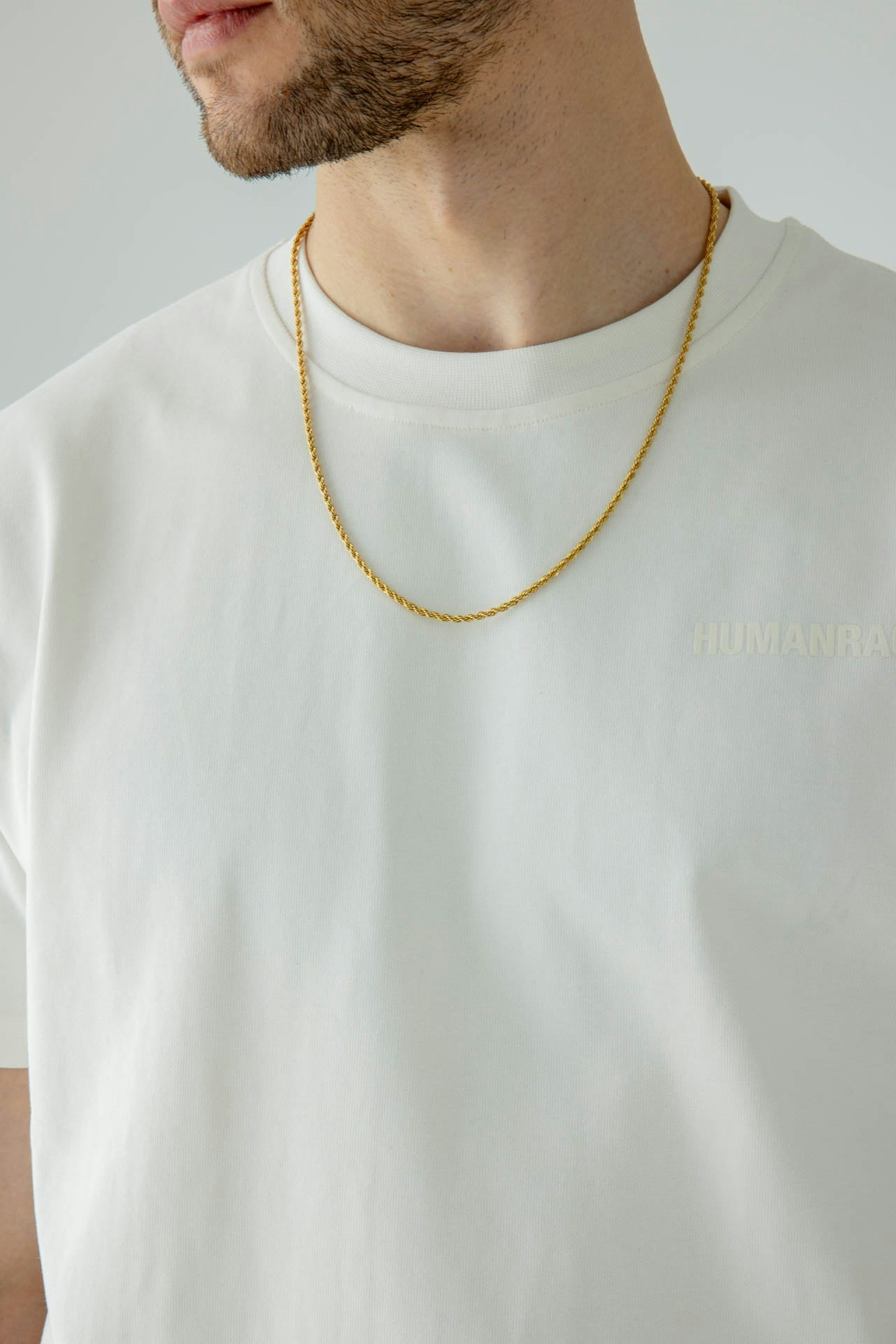 Svnx Men's Gold Rope Chain In Colour - Stainless Steel - 60Cm