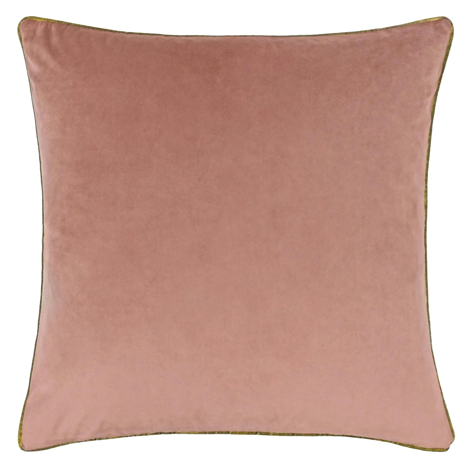 Furn Meridian Velvet Cushion Cover - Blush - 45Cm X 45Cm - Blush - 100% Polyester