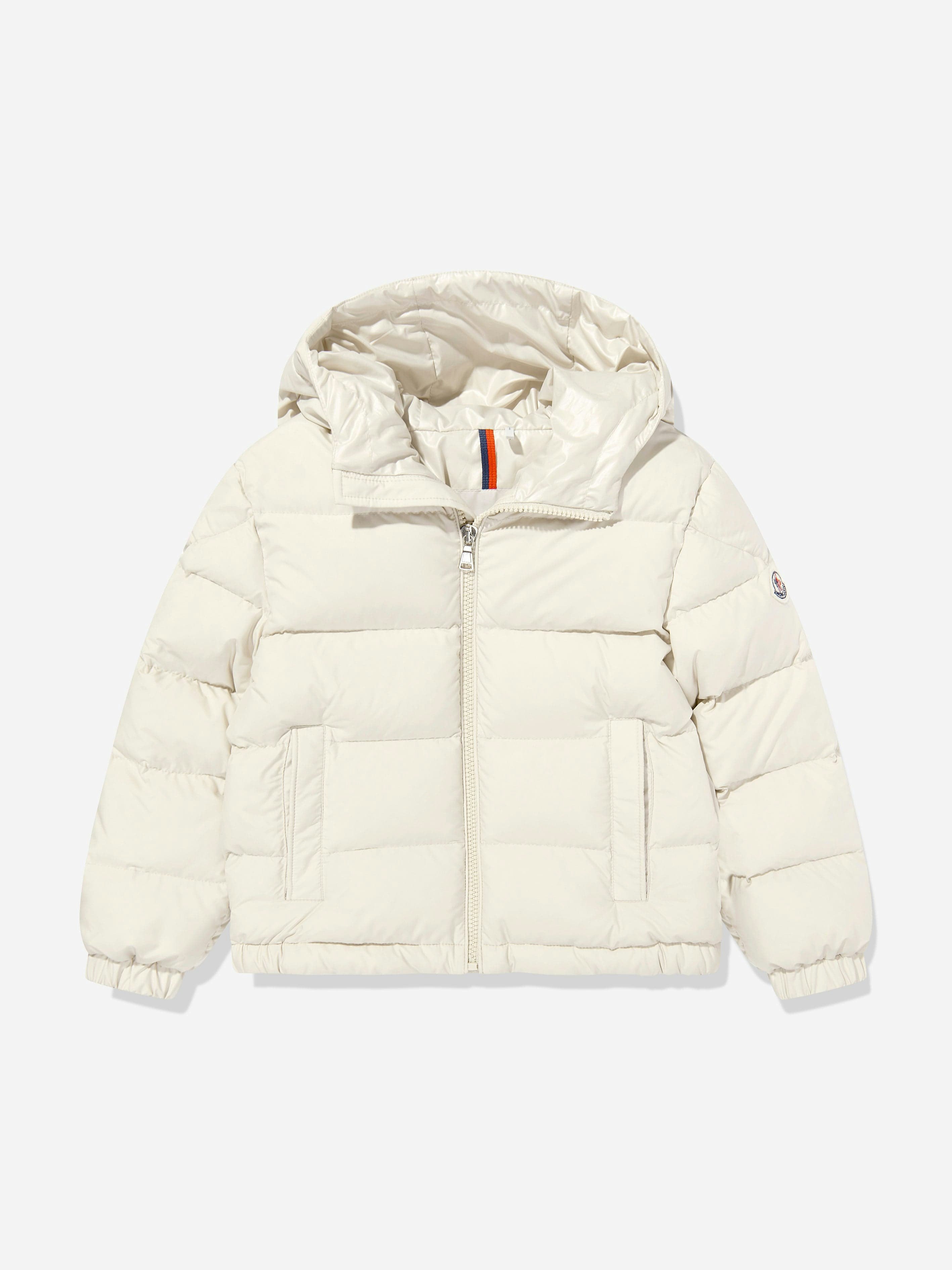 Moncler Enfant Boys Ivory Taidu Down Padded Jacket In - 10 Yrs