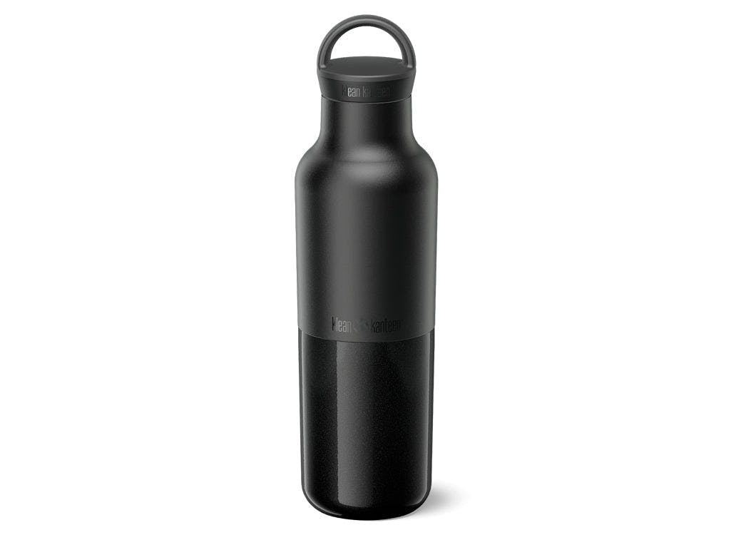 Rackhams Black 592Ml Rise Insulated Classic Water Bottle With Arch Loop Cap