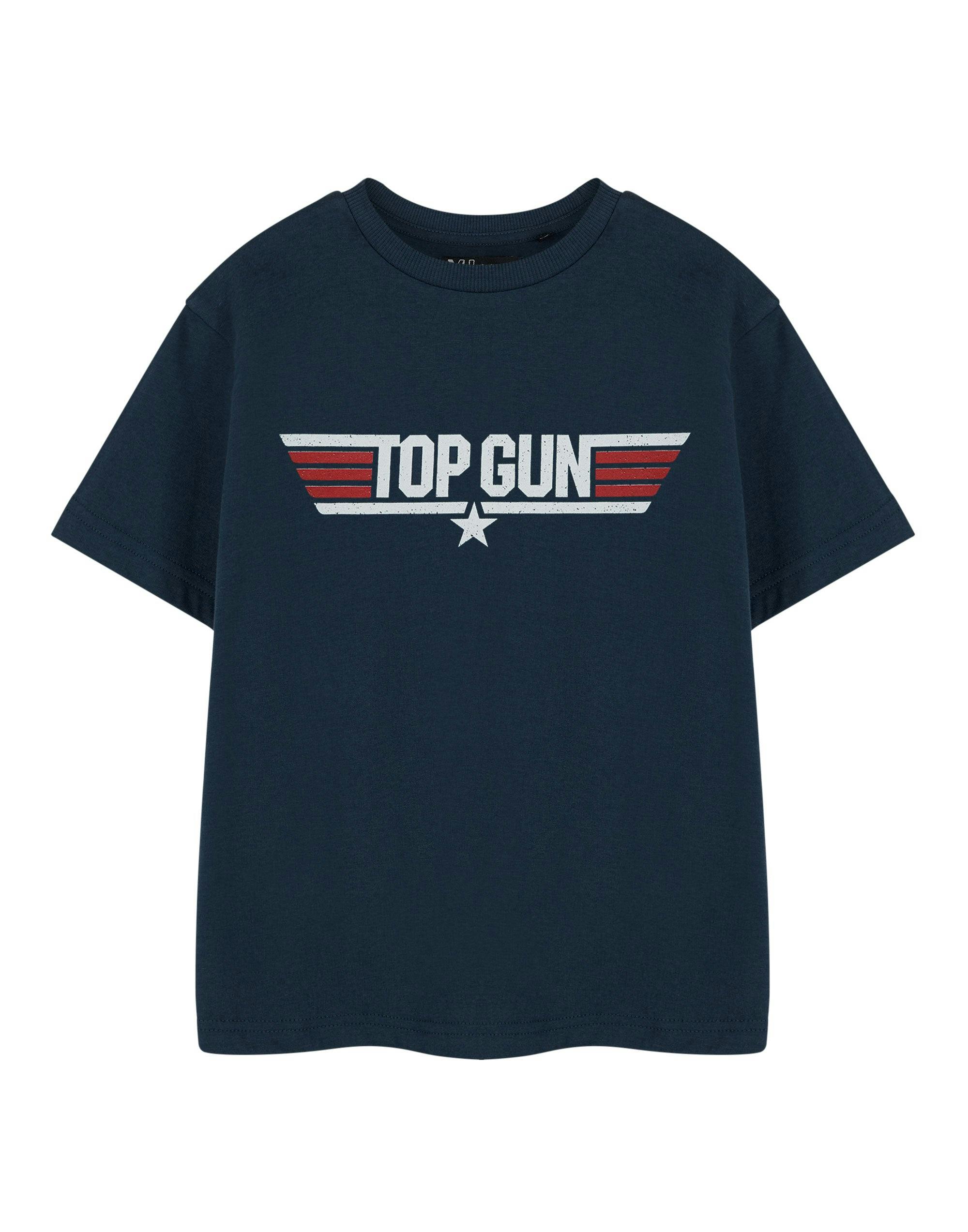 Vanilla Underground Boys Blue Top Gun Mini Me Short Sleeved T-Shirt - 3-4 Years