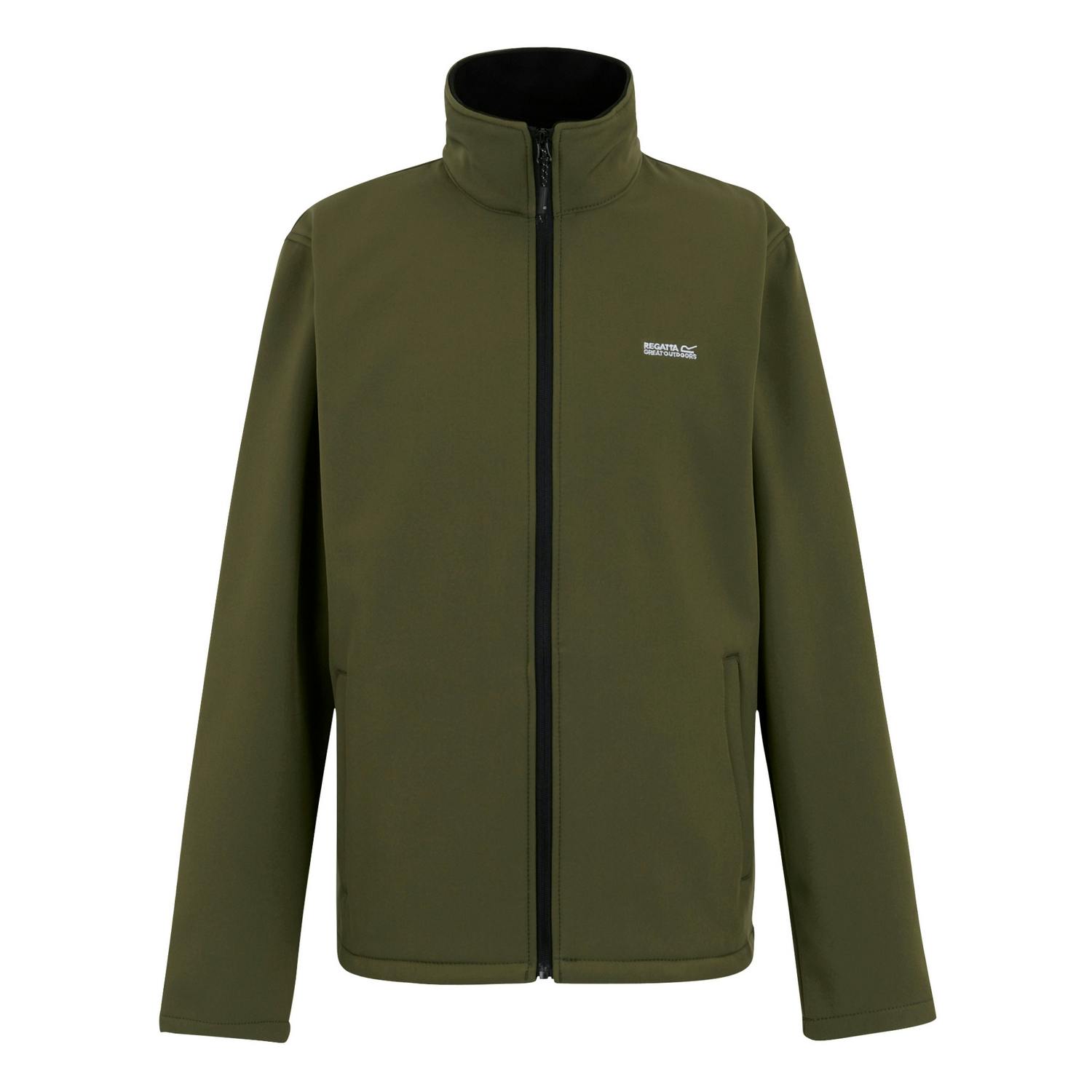 Regatta Men's Cera V Wind Resistant Soft Shell Jacket - Olive Night - 3XL - Olive Night - 96% Polyester/4% Elastane