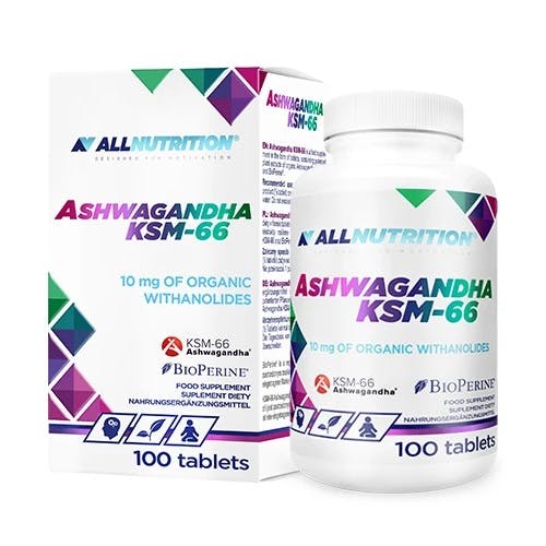 Allnutrition Ashwagandha KSM-66 tablets improving concentration, 100 pcs. - Image 4