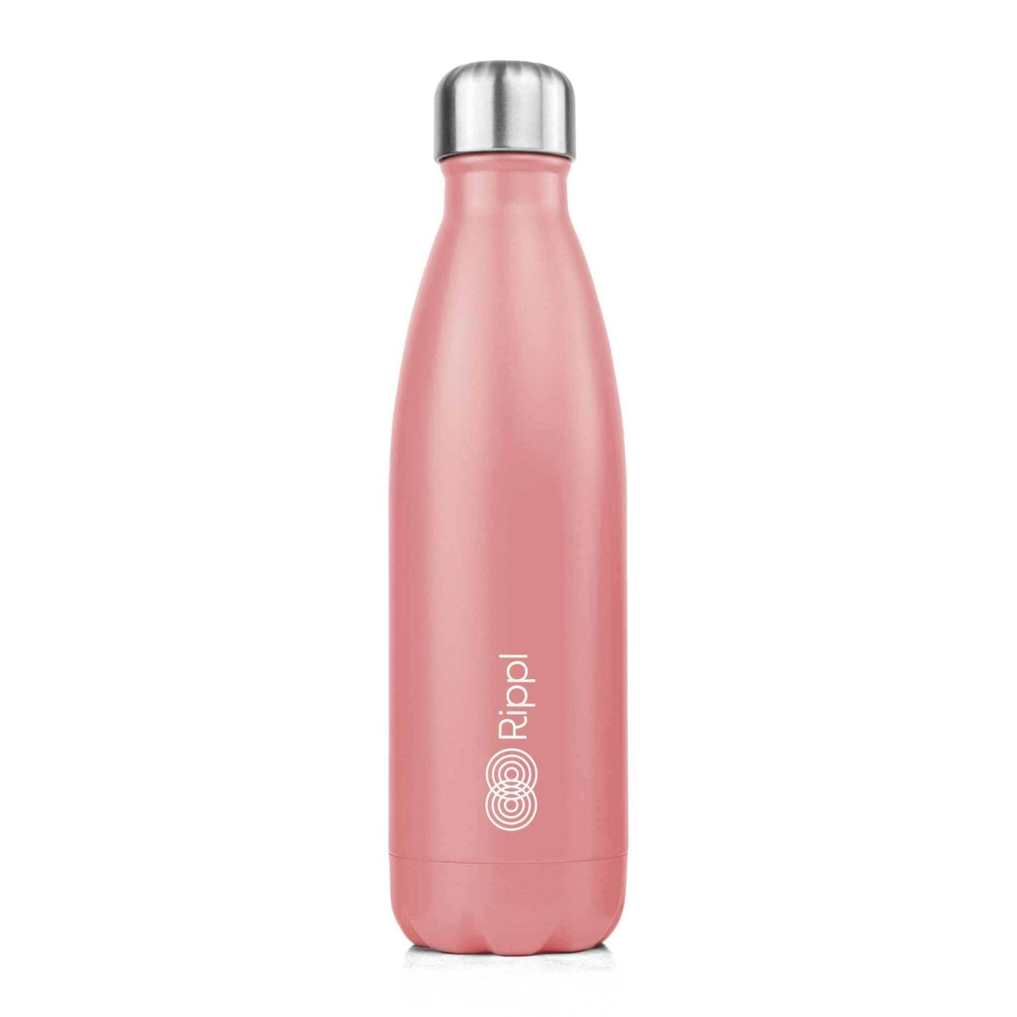 Rackhams Pink Rippl Water Bottle 500Ml