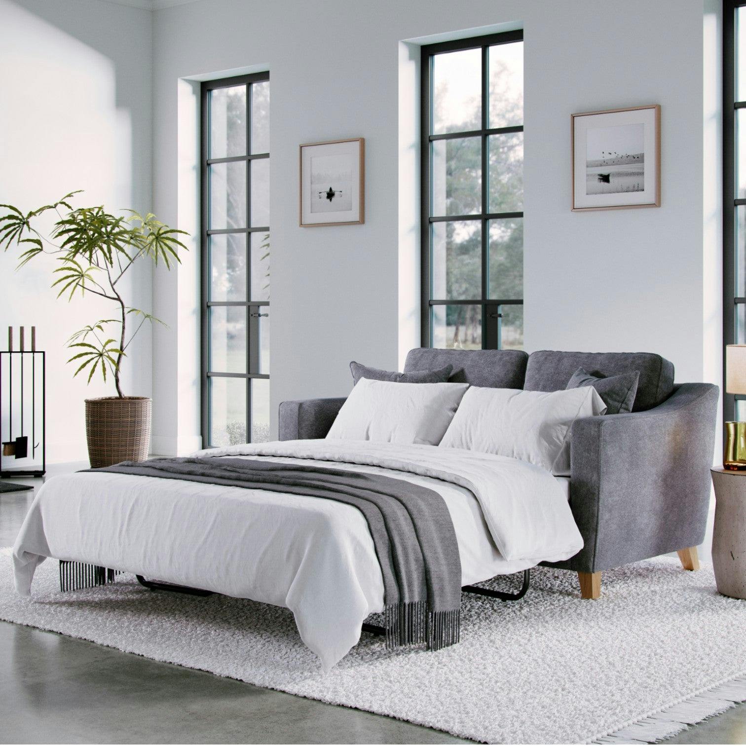 Rackhams The Elton Sofa Bed - Steel