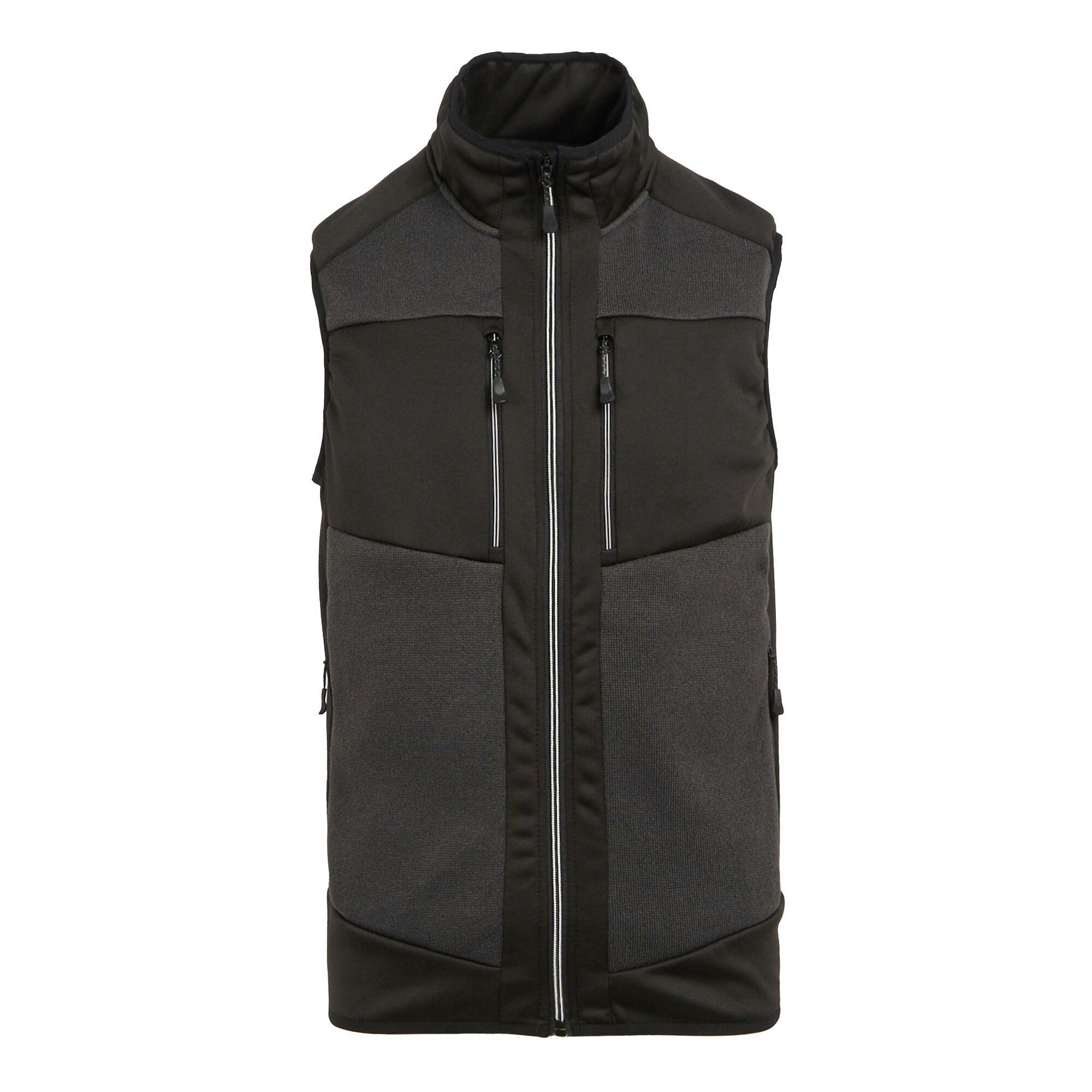 Regatta Men's Black Professional Stretch Body Warmer - Ash/ - Xs - Ash/ - 100% Mixed