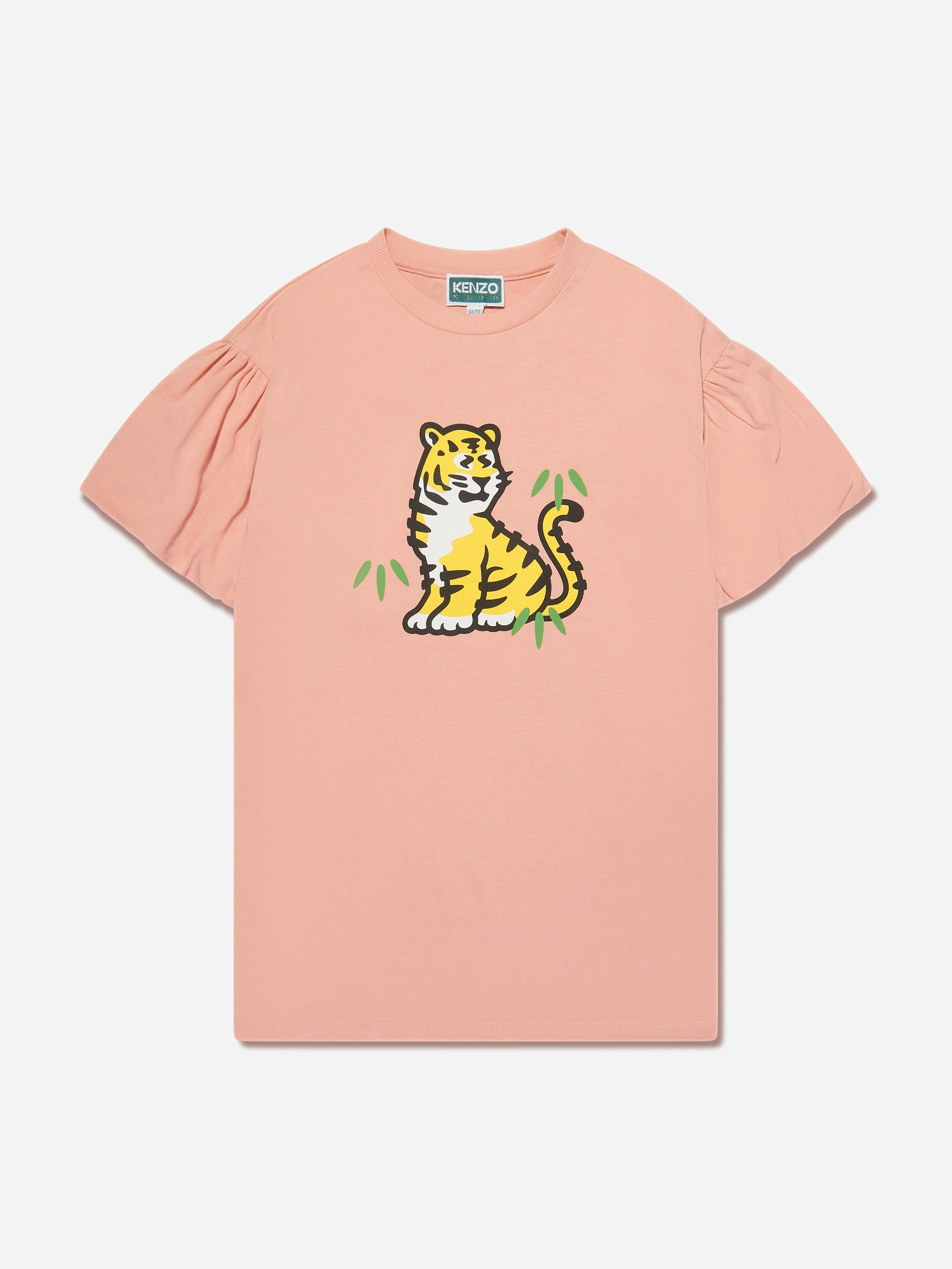 Kenzo Kids Girls Pink Kenzo Kotora Print T-Shirt In - 12 Yrs