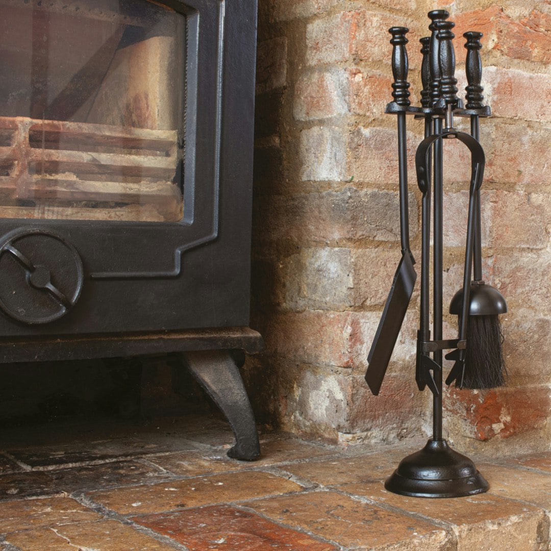 Valiant 5-Piece Fireside Tools Companion Set, Black - Image 5
