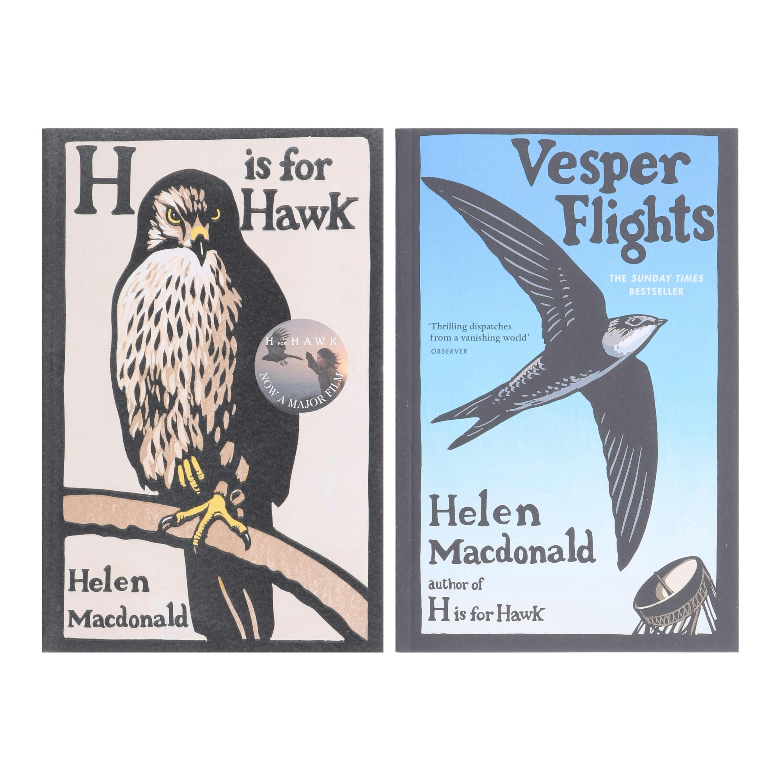 H is for Hawk & Vesper Flights 2 Book Set Collection by Helen Macdonald - Image 3