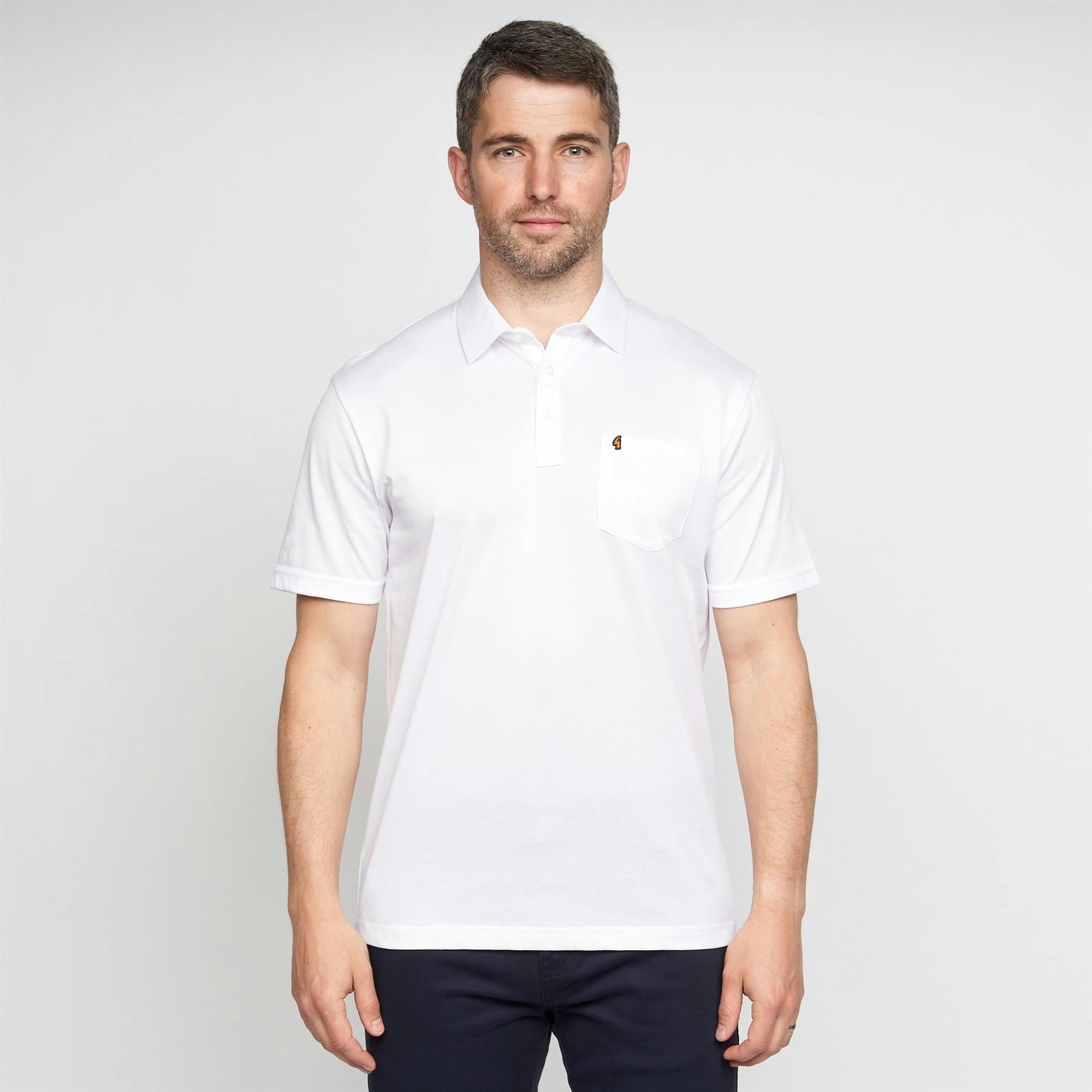 Gabicci Men's White G00z05 Polo Shirt Classic - 2XL
