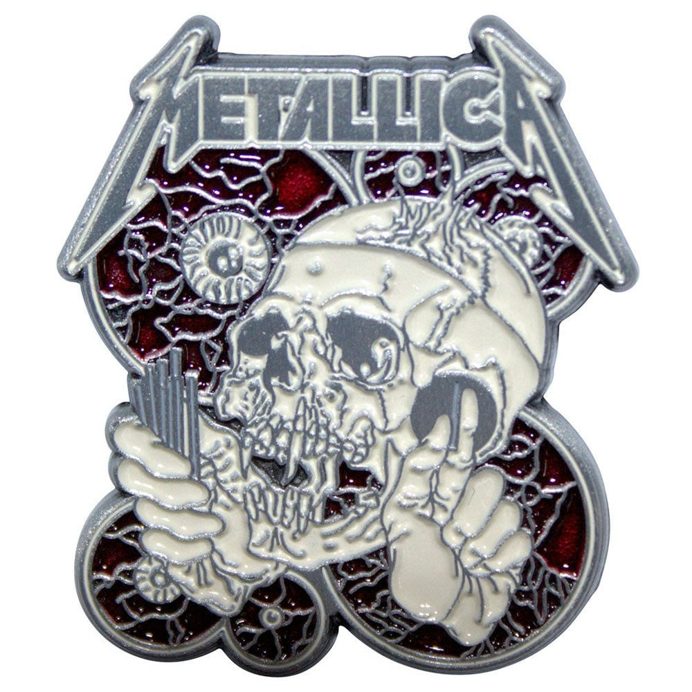 Paradiso Clothing Black Metallica The Shortest Straw Pin Badge