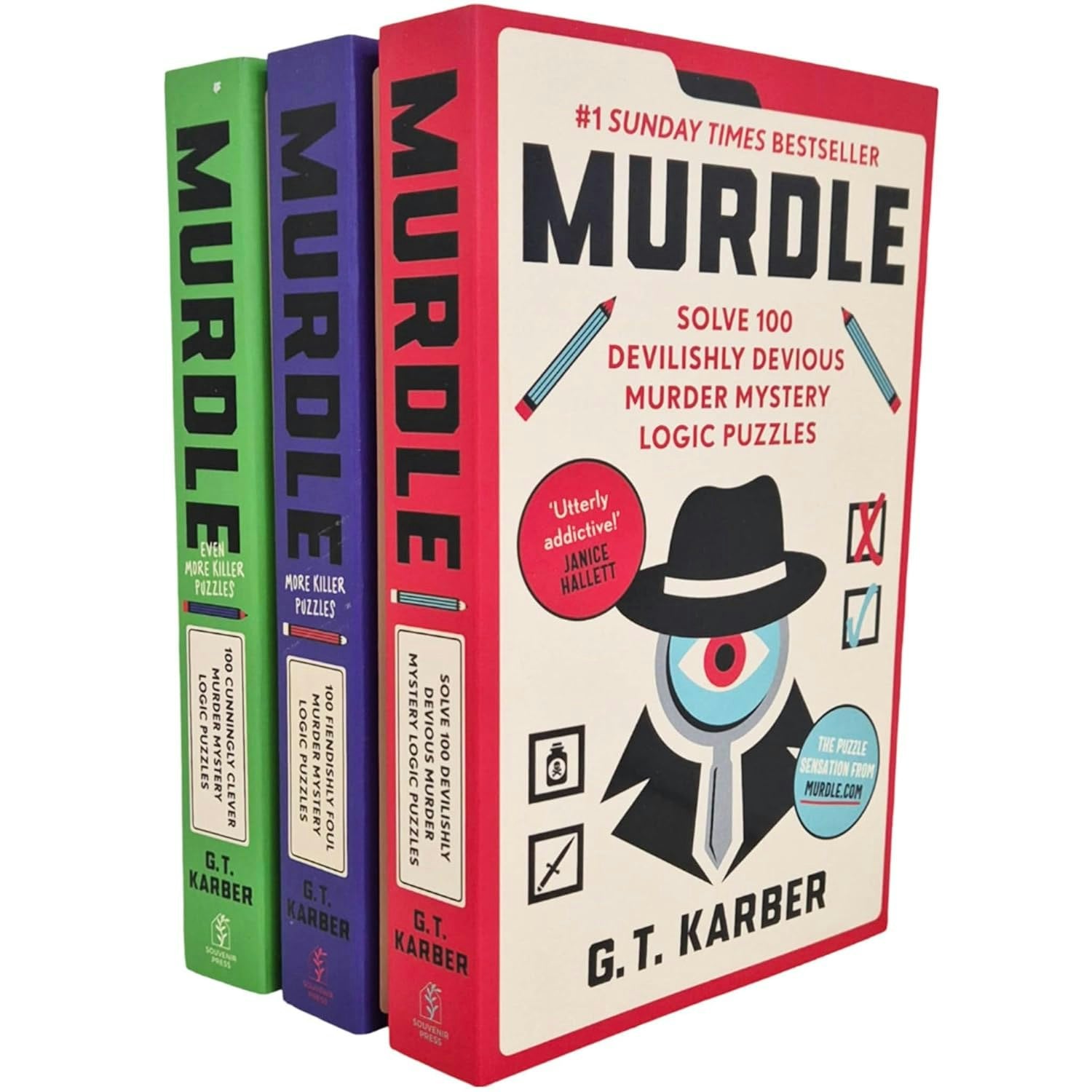 Murdle Puzzle Series 3 Books Collection by G T Karber Murdle More Killer Puzzles - Image 7
