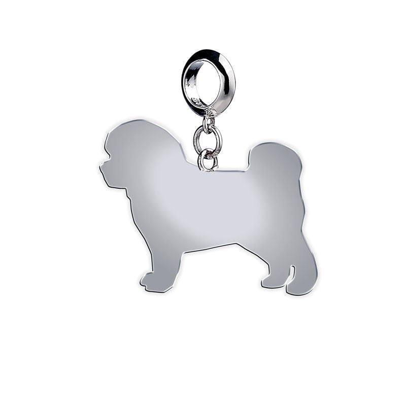 Mylee London Silver Bolognese Silhouette Charm - Slider Charm - No