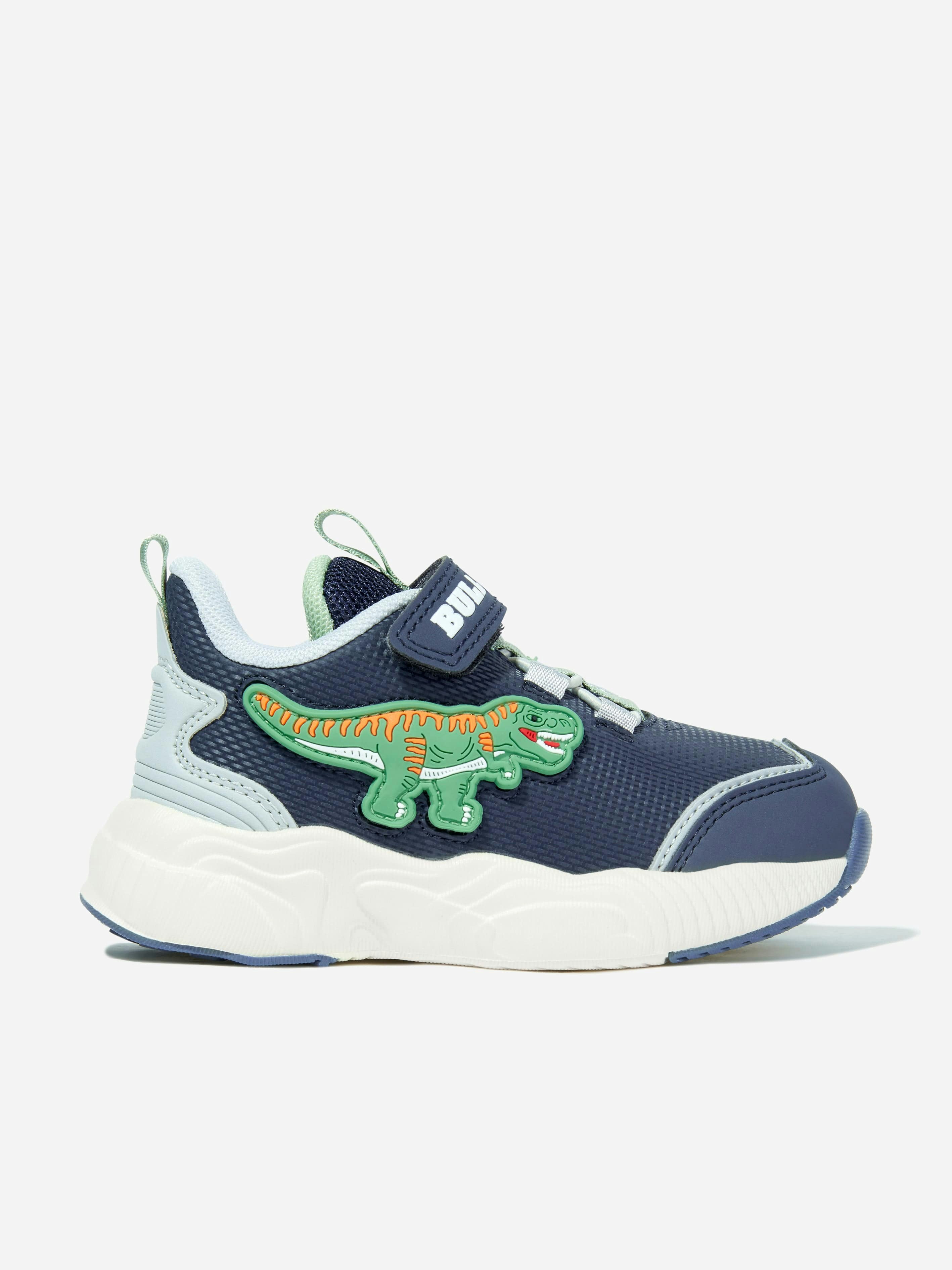 Lelli Kelly Boys Blue Bull T-Rex Trainers In - Eu 35 Uk 2.5