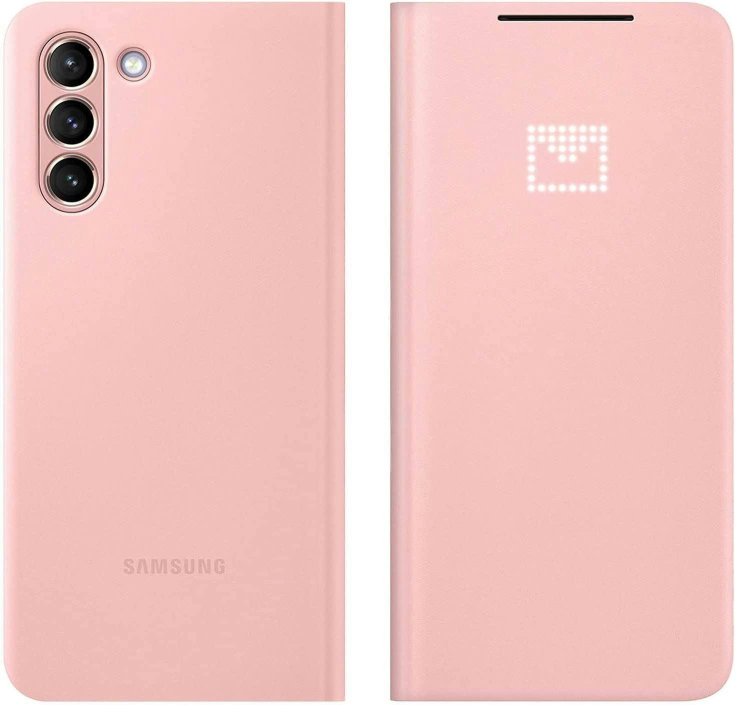 Samsung Pink Galaxy S21 Plus Led View Cover - Ef-Ng996ppegee